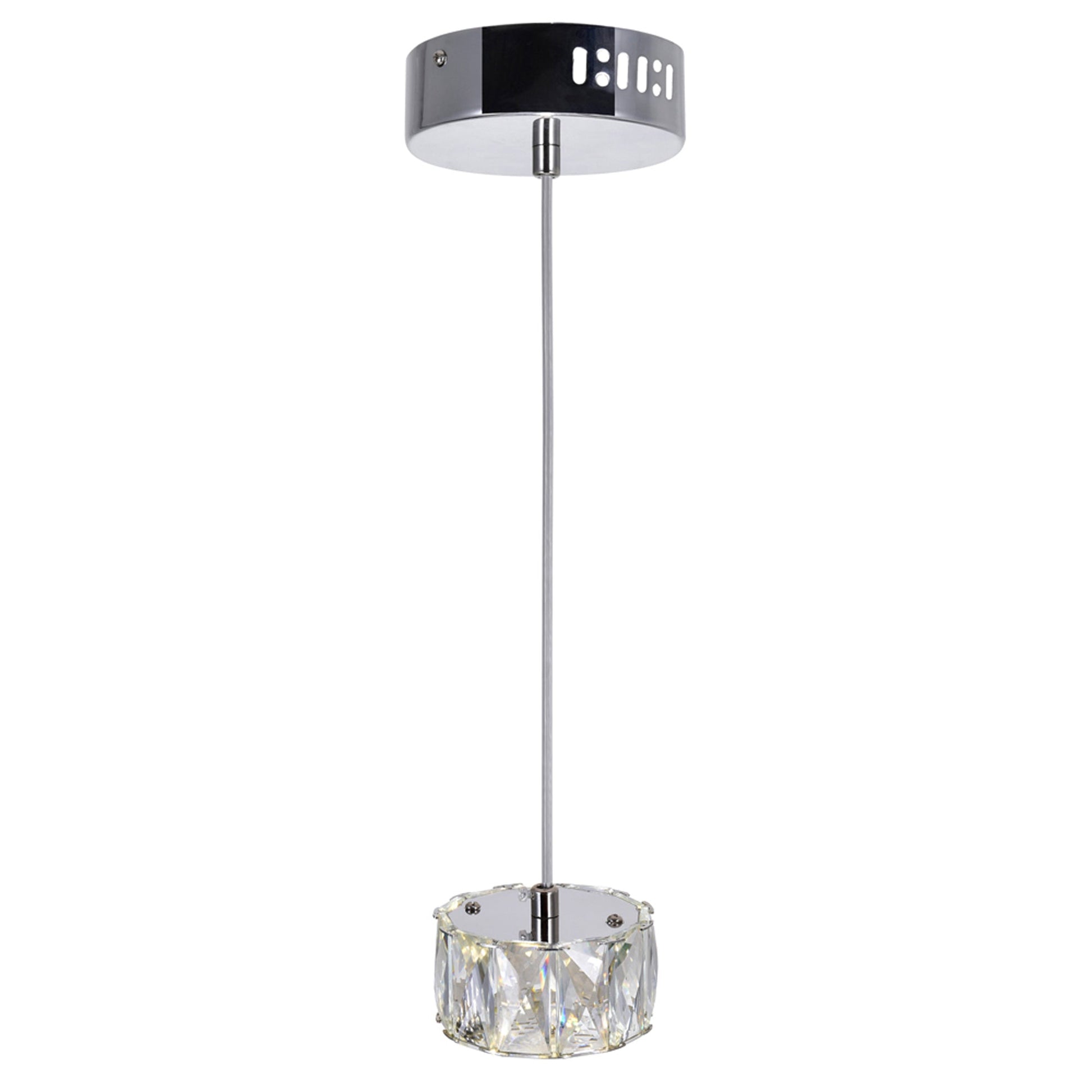 Milan LED Mini Pendant With Chrome Finish - CWI Lighting