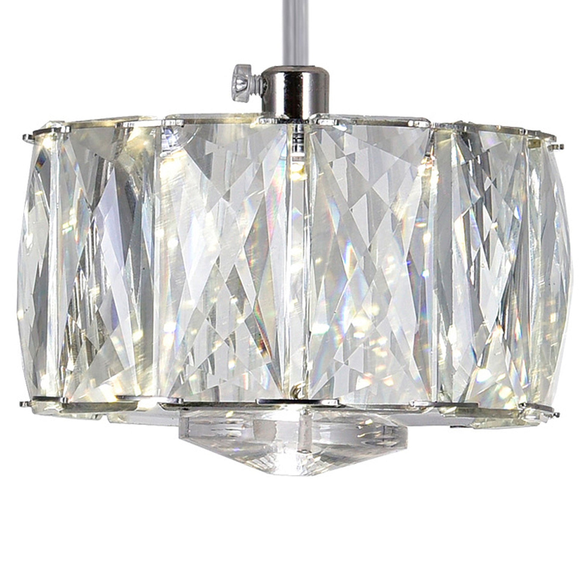 Milan LED Mini Pendant With Chrome Finish - CWI Lighting