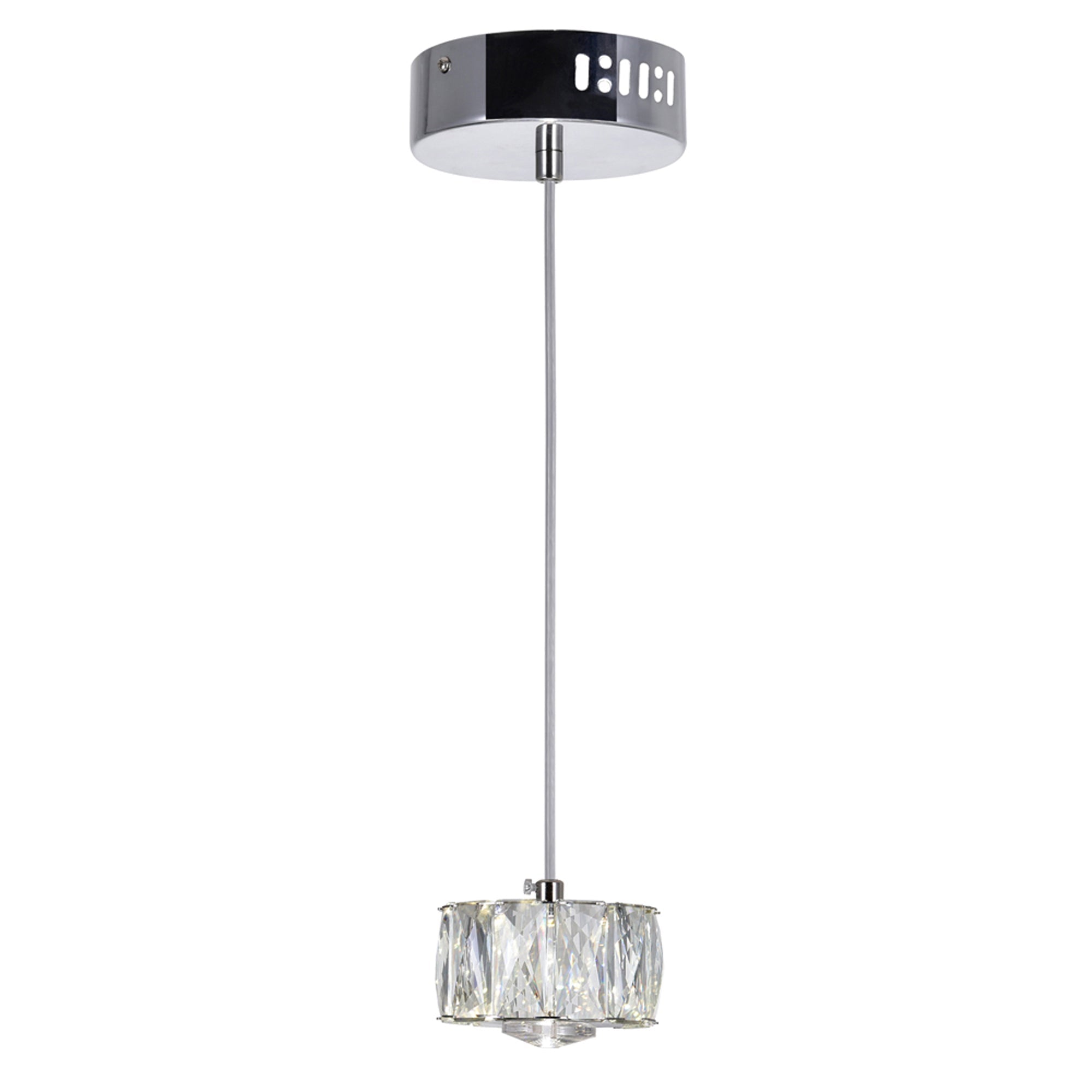 Milan LED Mini Pendant With Chrome Finish - CWI Lighting