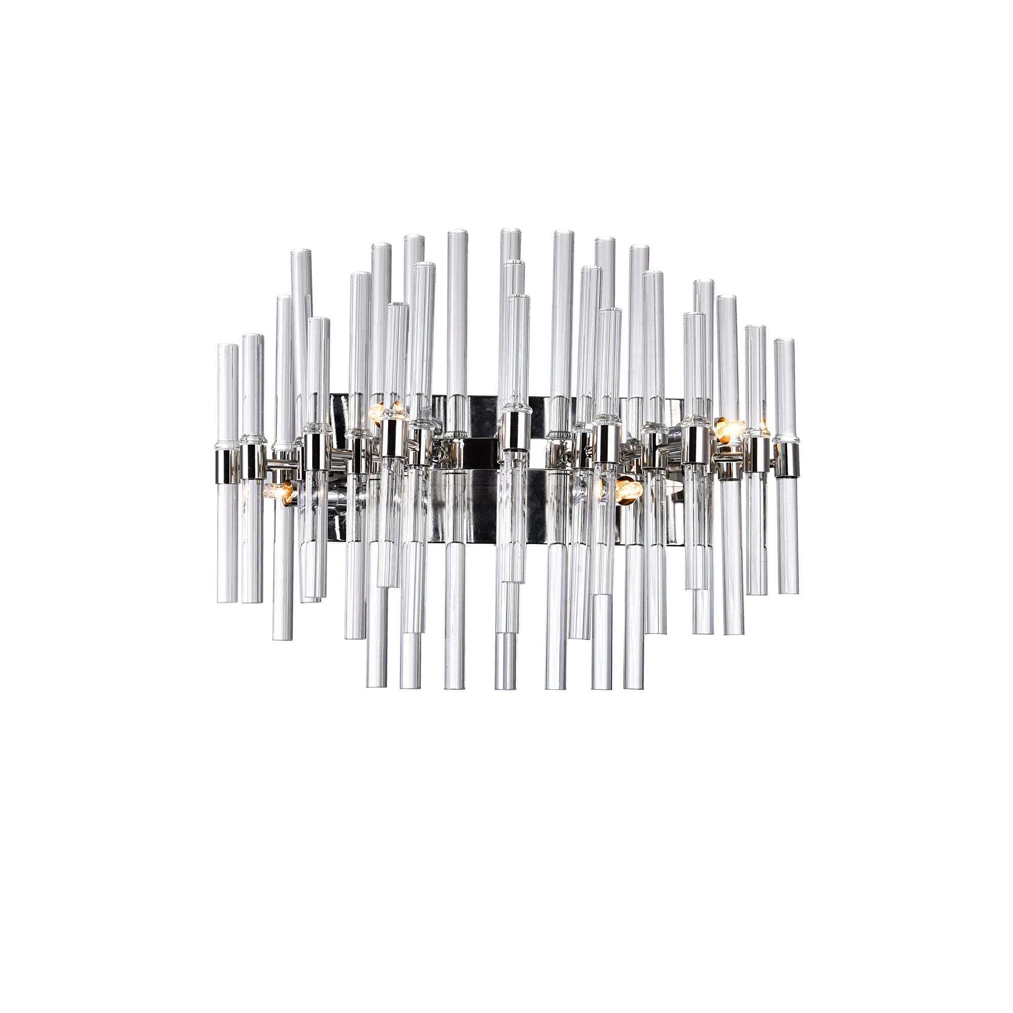 Miroir 4 Light 18in Polished Nickel Vanity Light - CWI Lighting