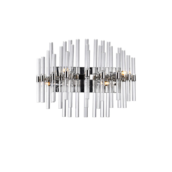 Miroir 4 Light 18in Polished Nickel Vanity Light - CWI Lighting