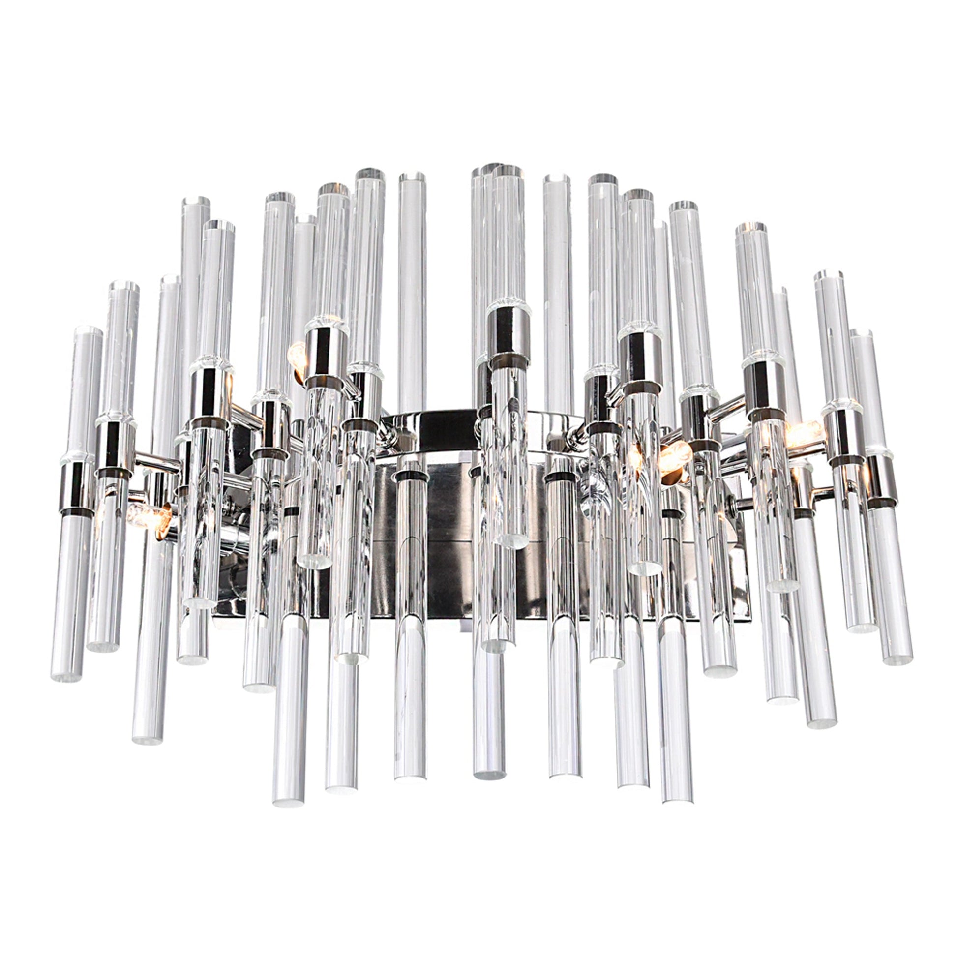 Miroir 4 Light 18in Polished Nickel Vanity Light - CWI Lighting