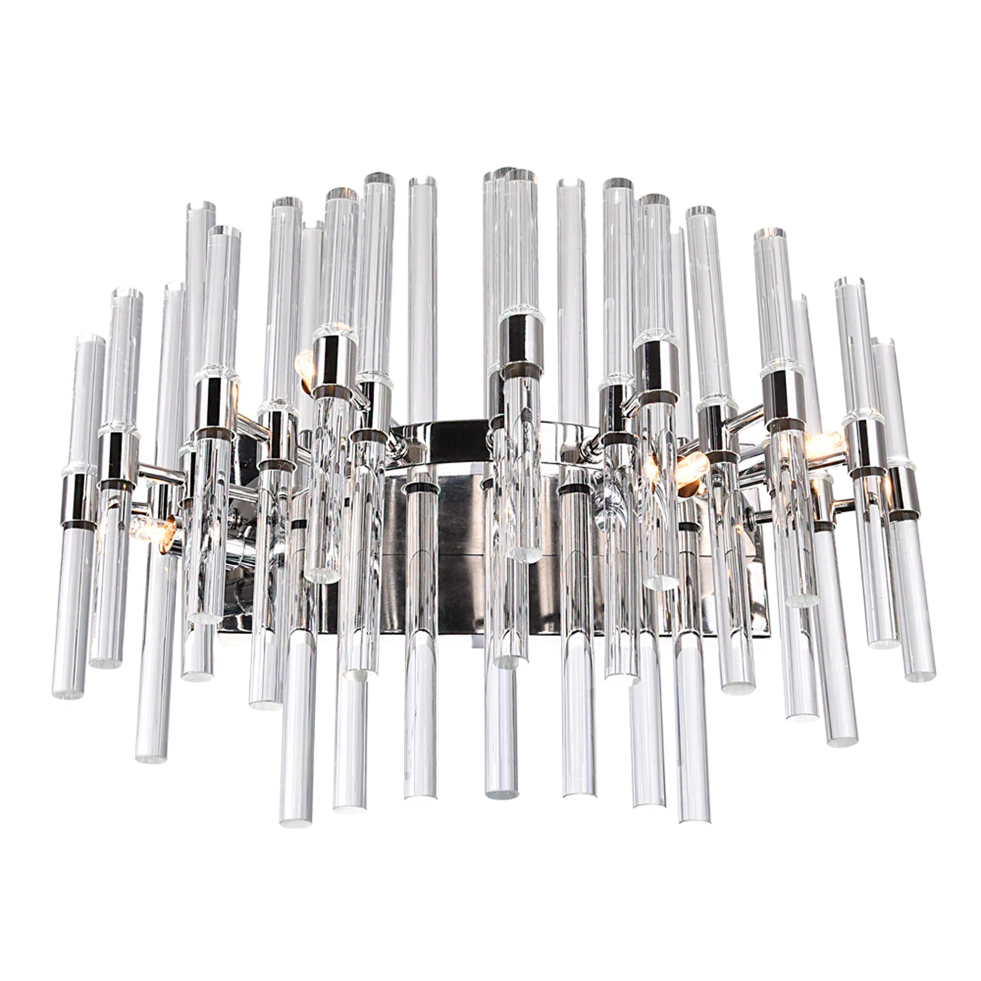 Miroir 4 Light 18in Polished Nickel Vanity Light - CWI Lighting