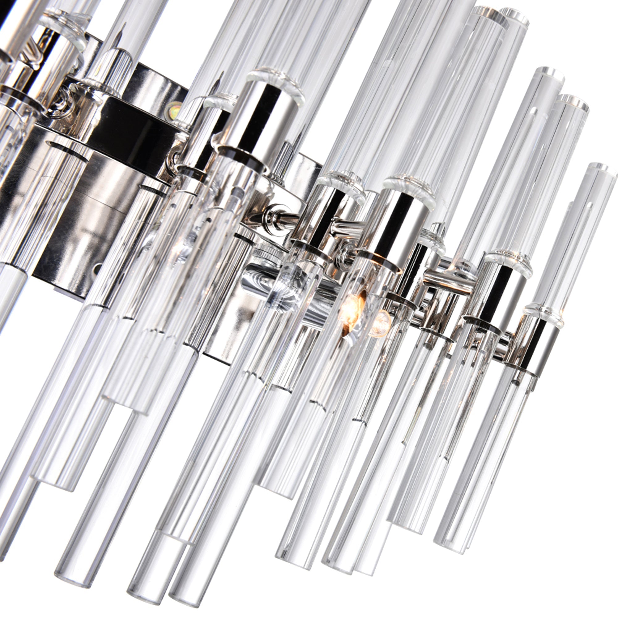 Miroir 4 Light 18in Polished Nickel Vanity Light - CWI Lighting