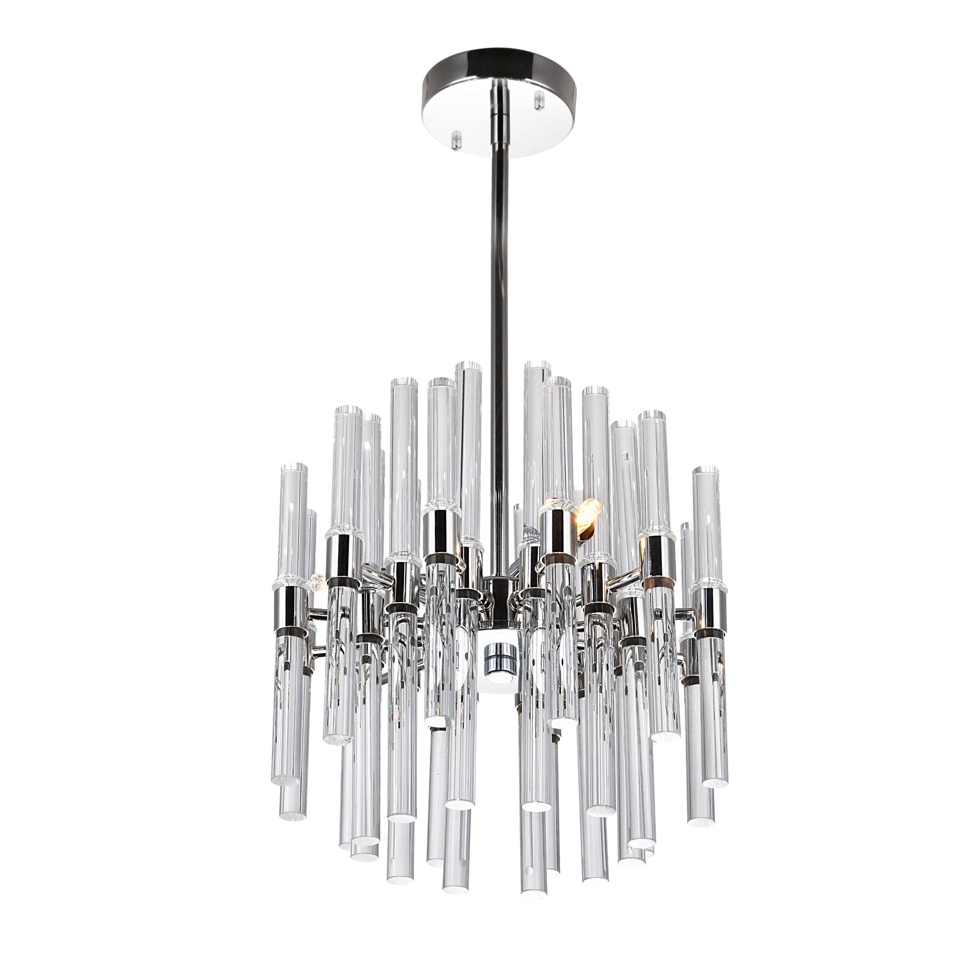 Miroir 6 Light 10in Polished Nickel Mini Pendant - CWI Lighting