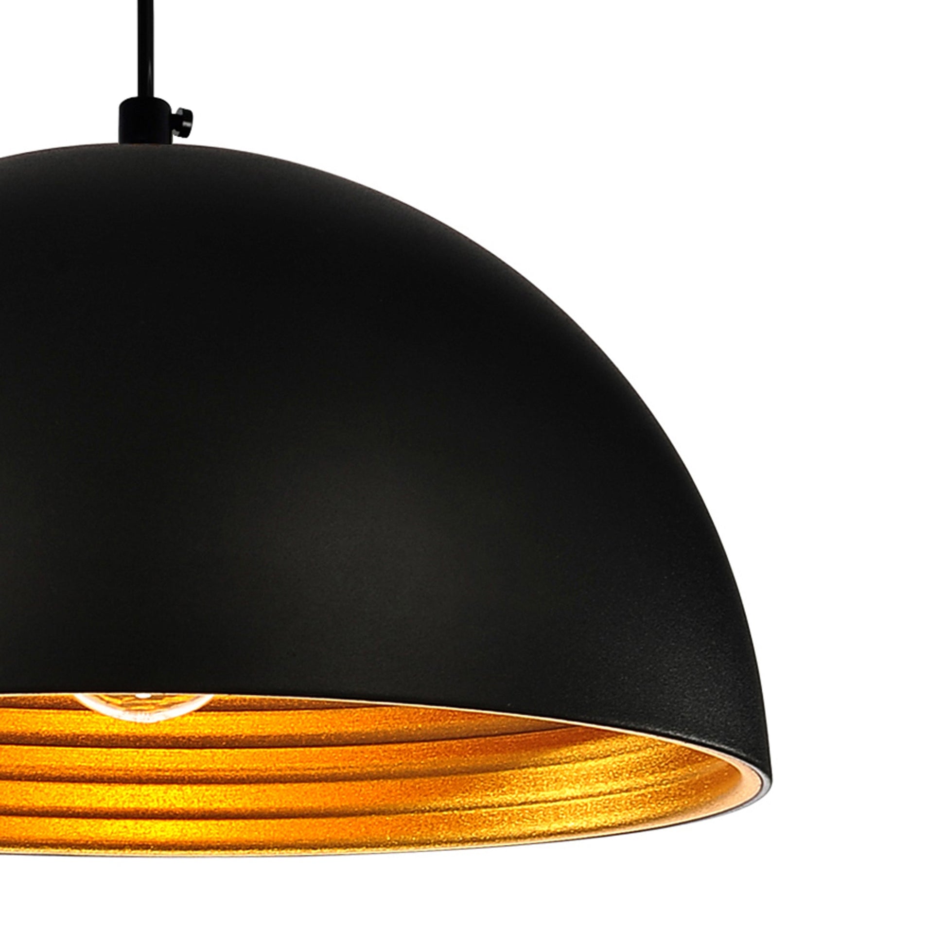 Modest 1 Light 12in Black Down Mini Pendant - CWI Lighting