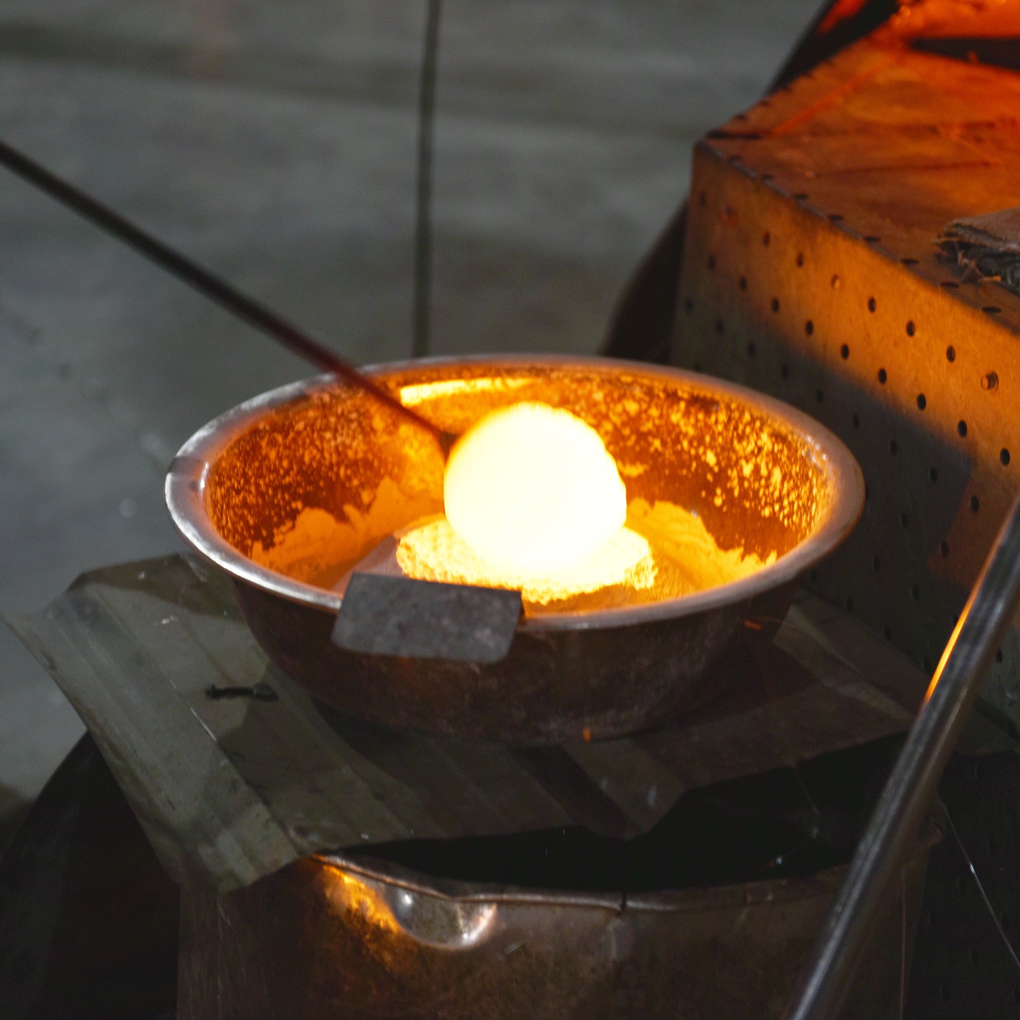 Moon Integrated LED 54in Black Chandelier with Handcrafted Glass - CWI Lighting