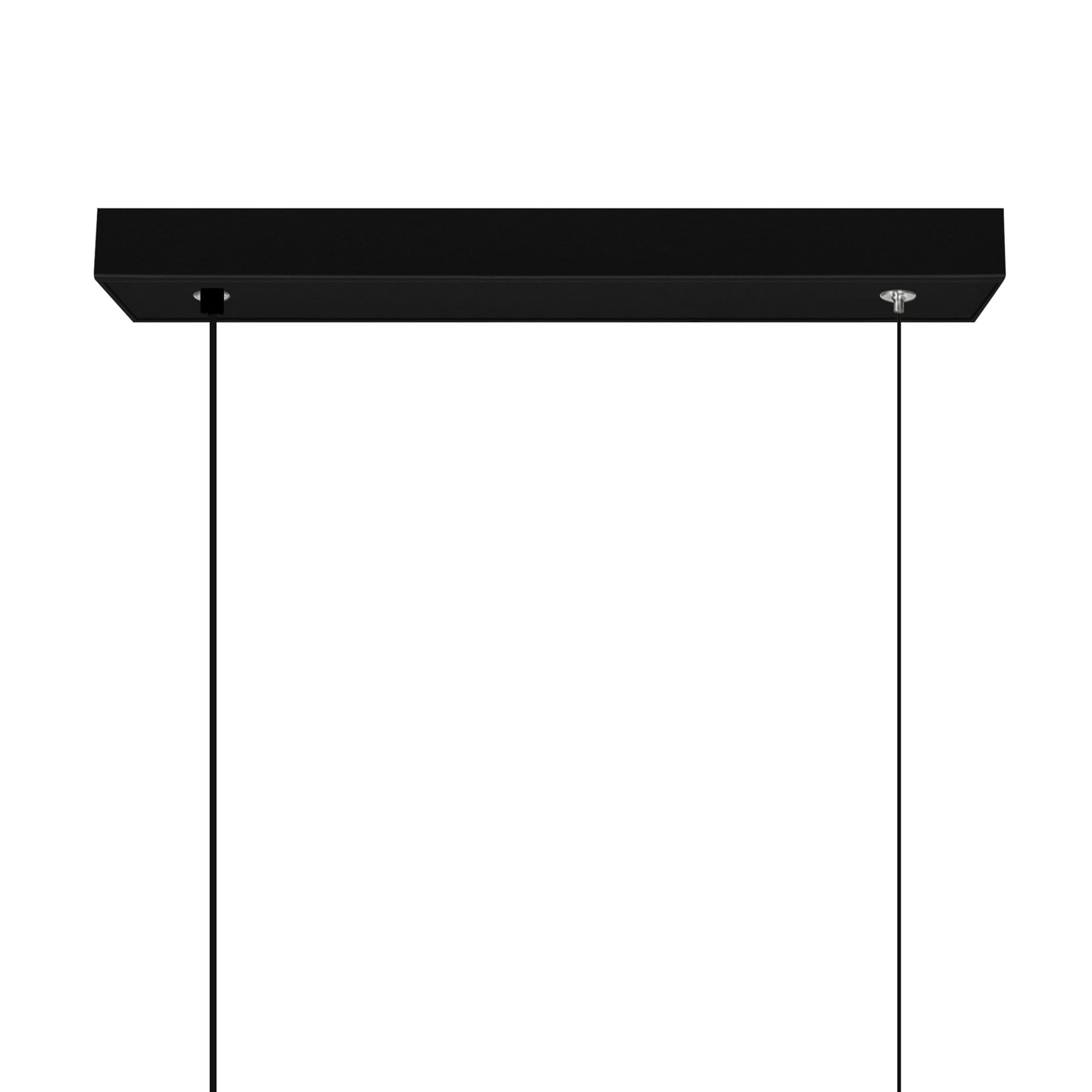 Moon Integrated LED Black Chandelier - CWI Lighting