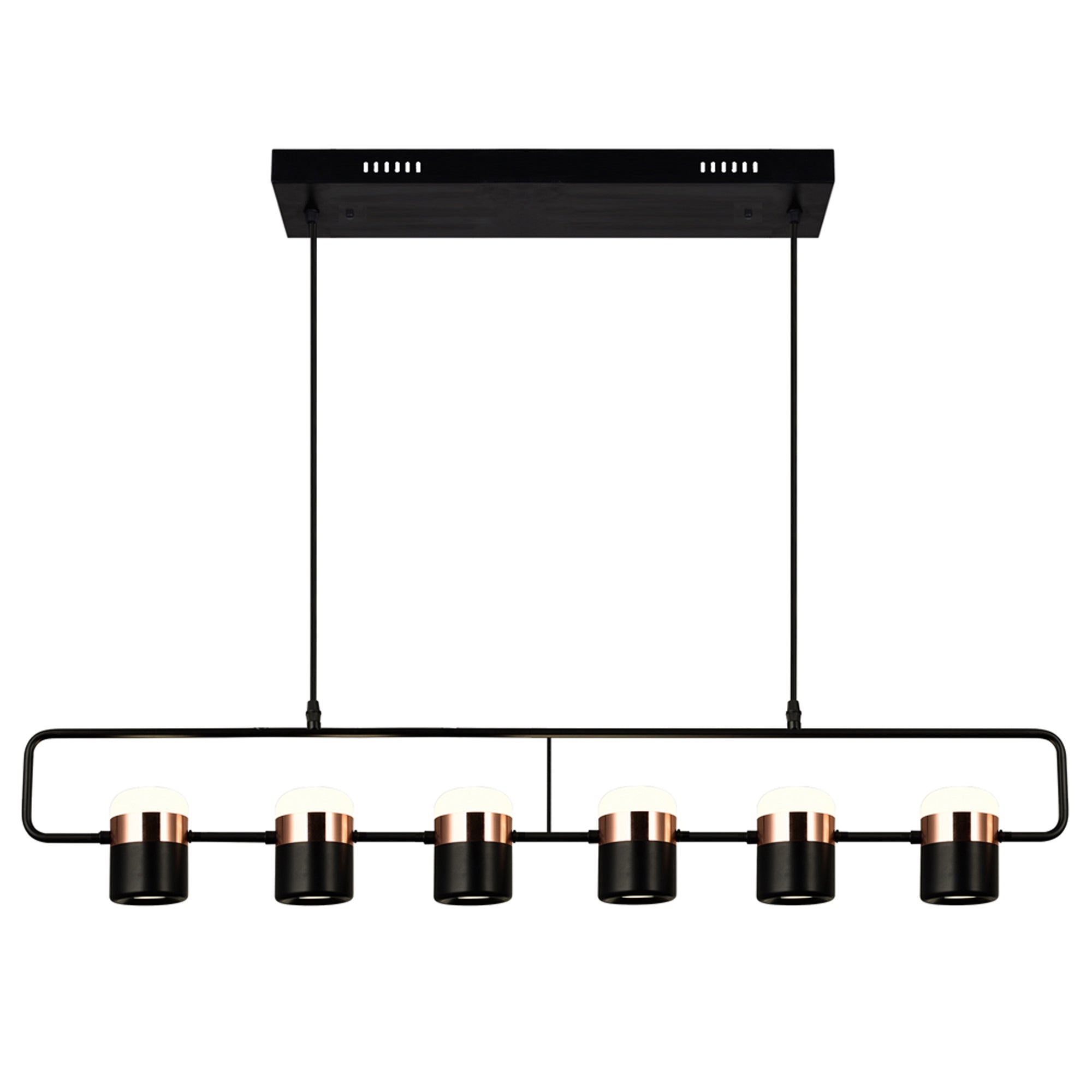 Moxie LED Pool Table Light With Black Finish - CWI Lighting