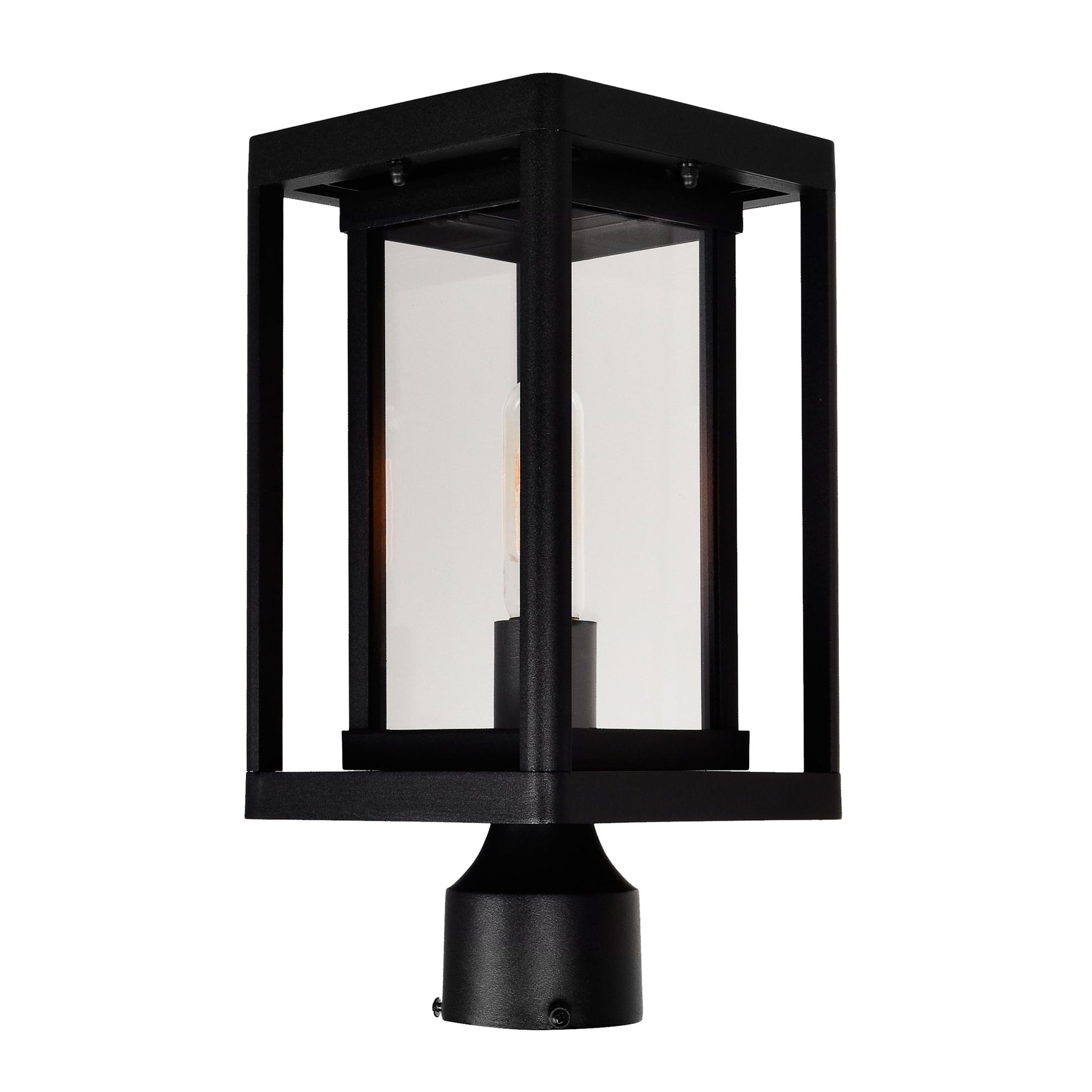 Mulvane 1 Light Black Outdoor Lantern Head - CWI Lighting