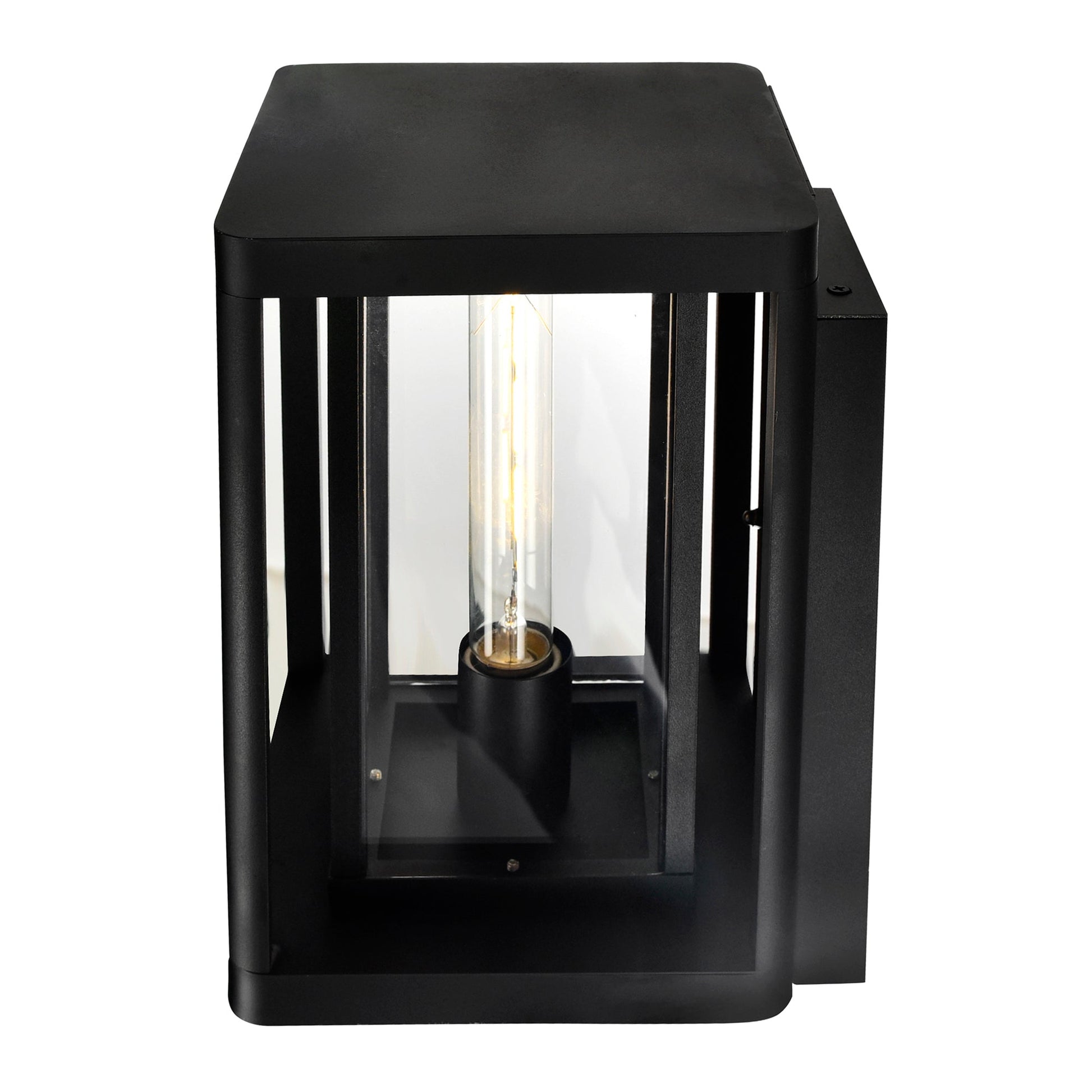 Mulvane 1 Light Black Outdoor Wall Light - CWI Lighting