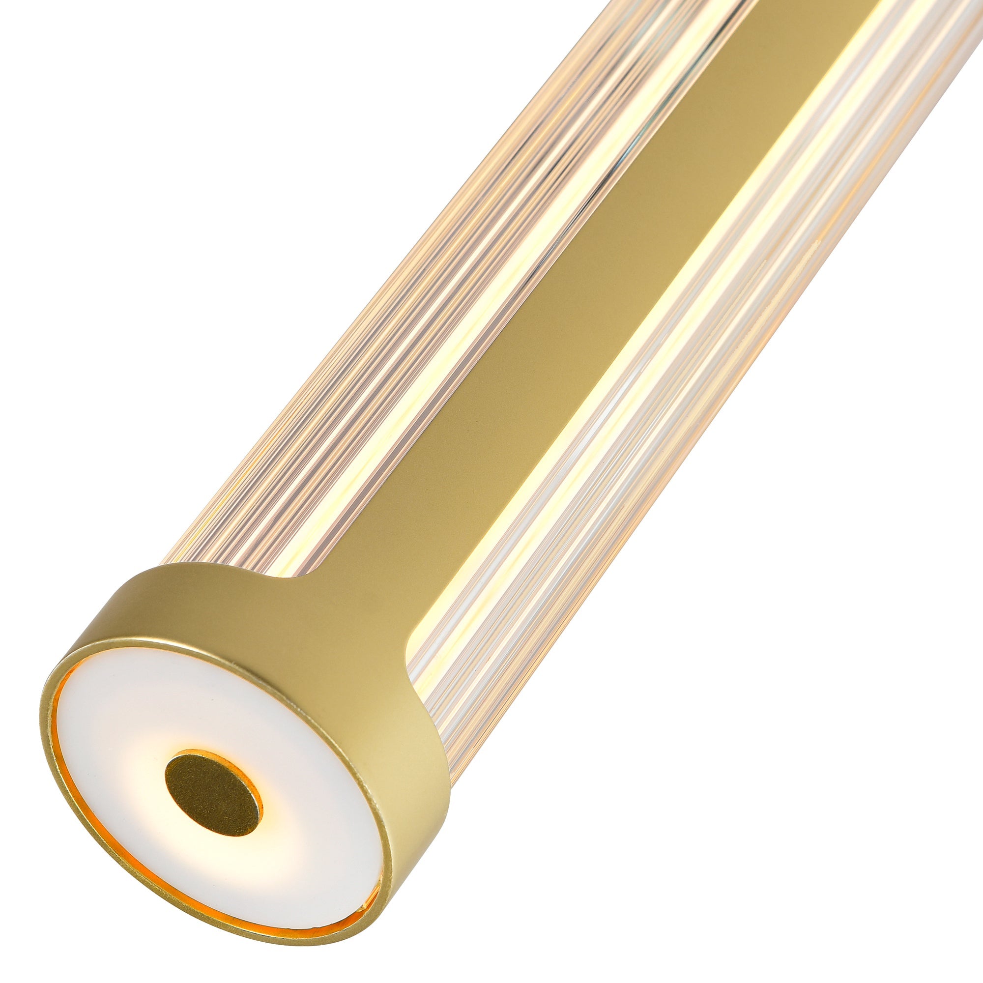 Neva Integrated LED 3in Satin Gold Pendant - CWI Lighting