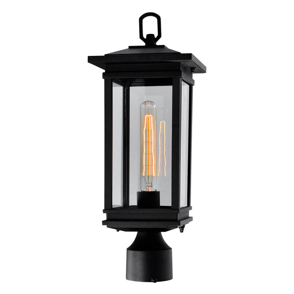 Oakwood 1 Light Outdoor Black Lantern Head - CWI Lighting