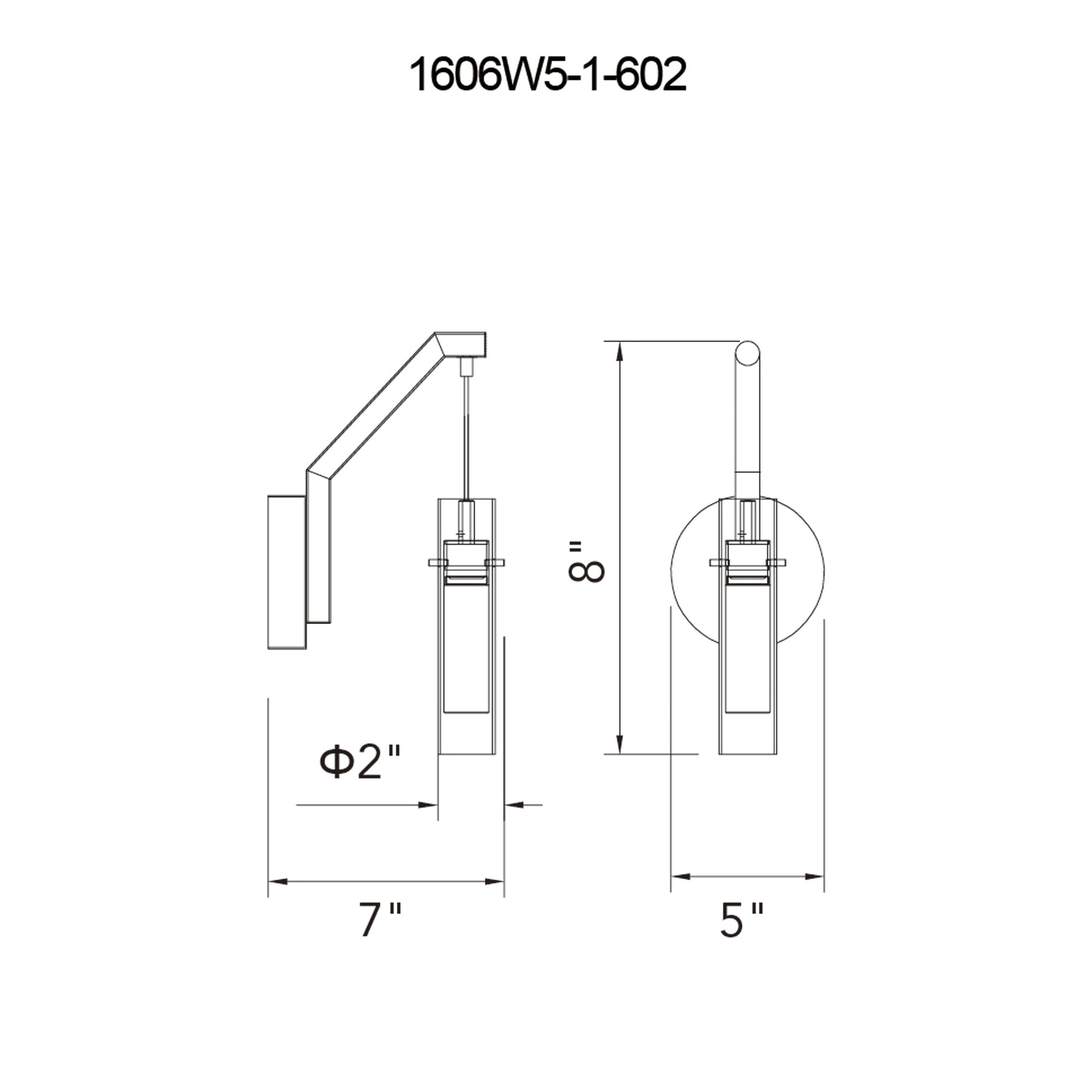 Olinda Integrated LED 5in Satin Gold Wall Light - CWI Lighting