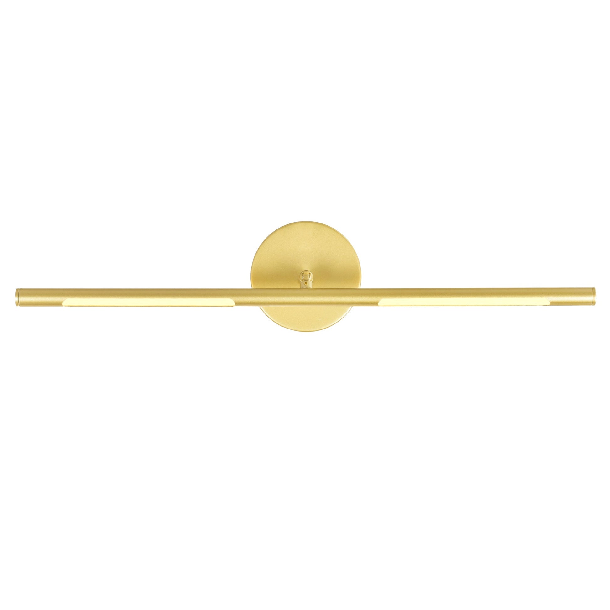 Oskil Integrated LED 24in Satin Gold Vanity Light - CWI Lighting