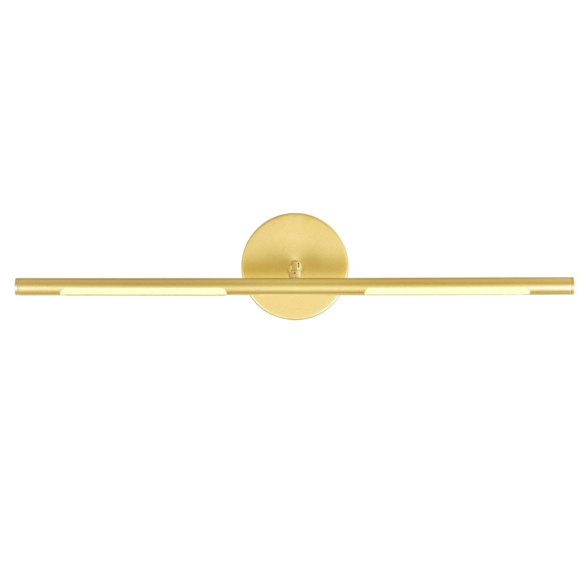 Oskil Integrated LED 24in Satin Gold Vanity Light - CWI Lighting