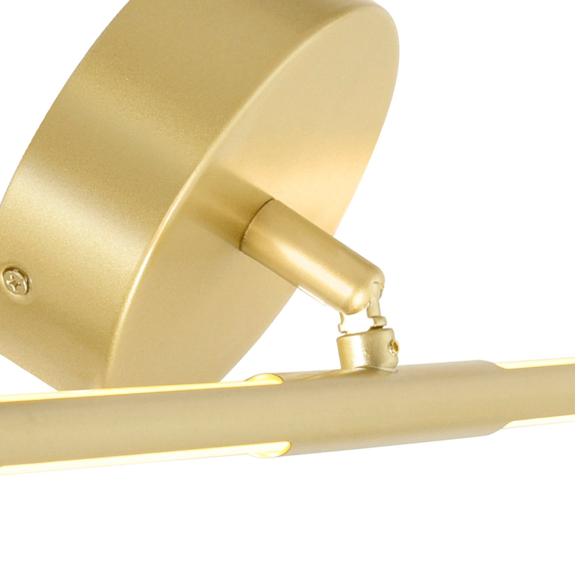 Oskil Integrated LED 24in Satin Gold Vanity Light - CWI Lighting