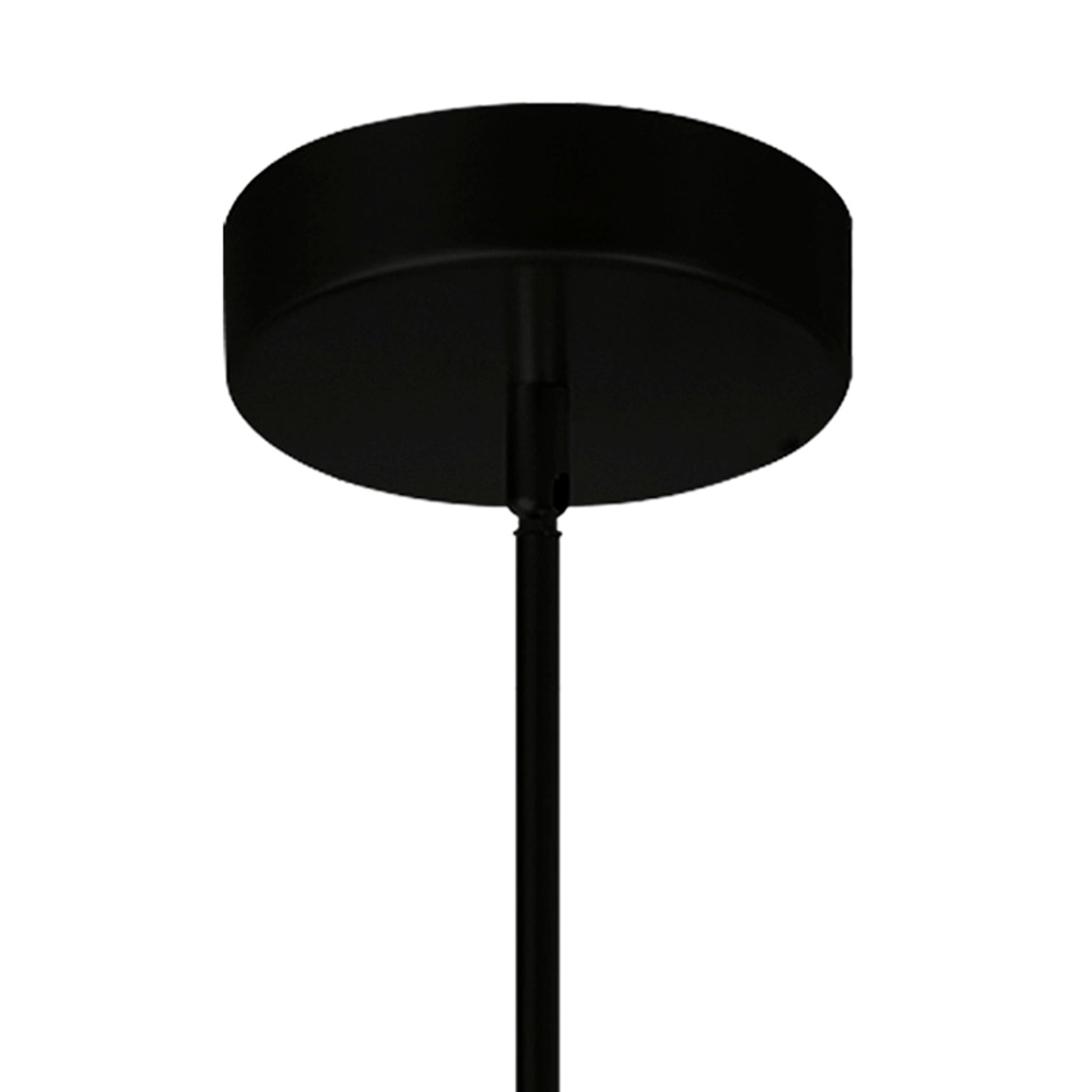 Oskil Integrated LED 31in Black Chandelier - CWI Lighting
