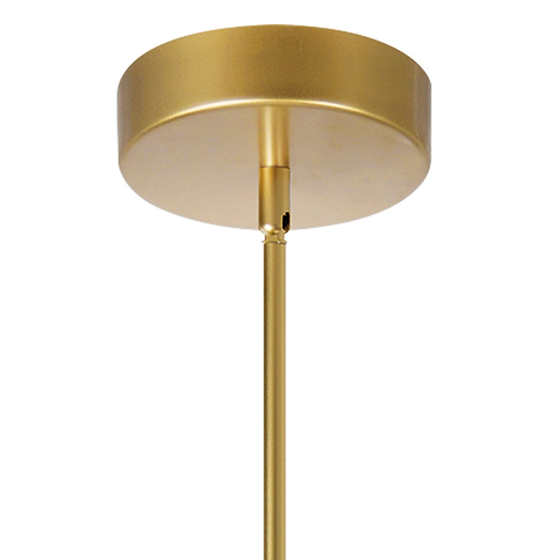 Oskil Integrated LED 31in Satin Gold Chandelier - CWI Lighting