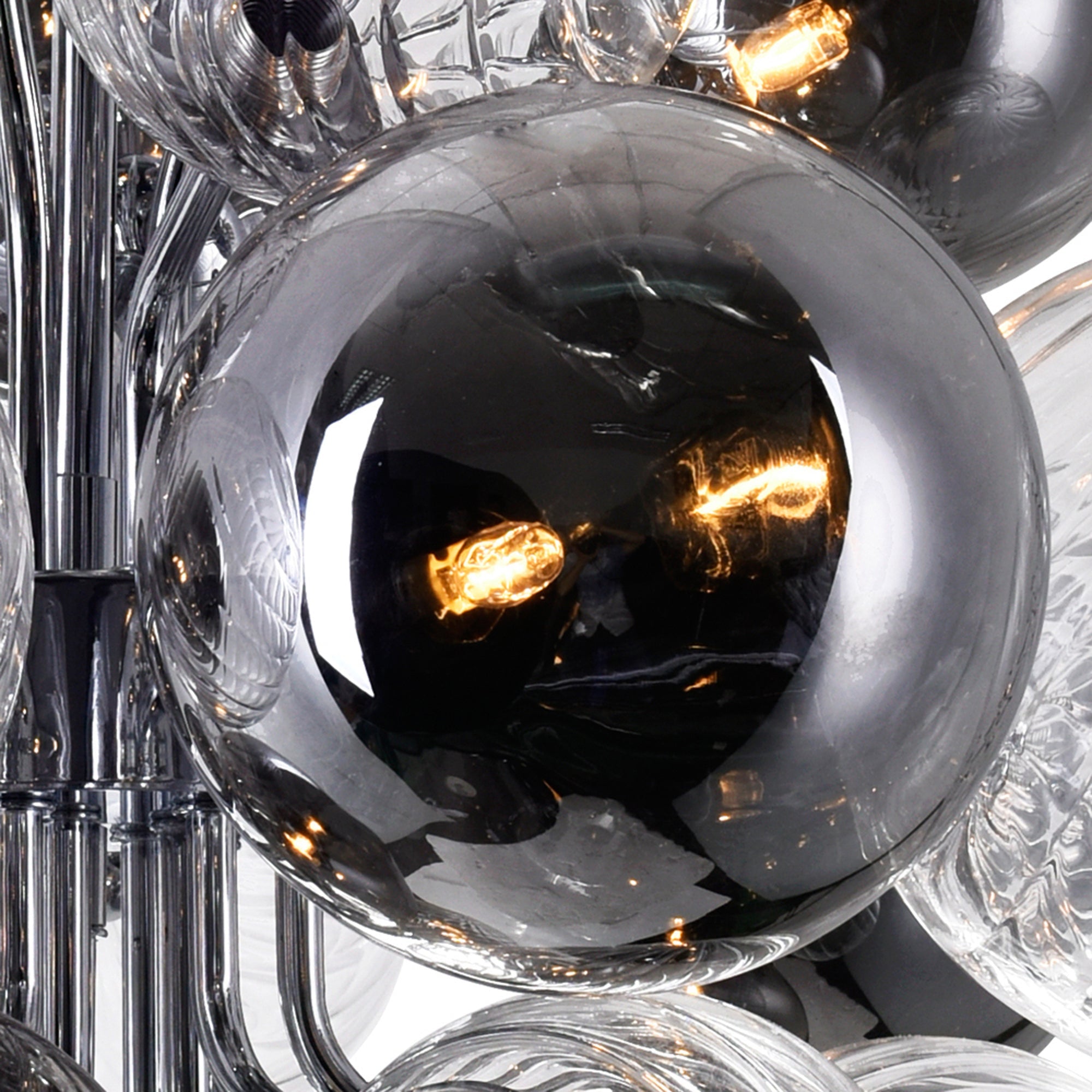 Pallocino 15 Light 25in Chrome Chandelier - CWI Lighting