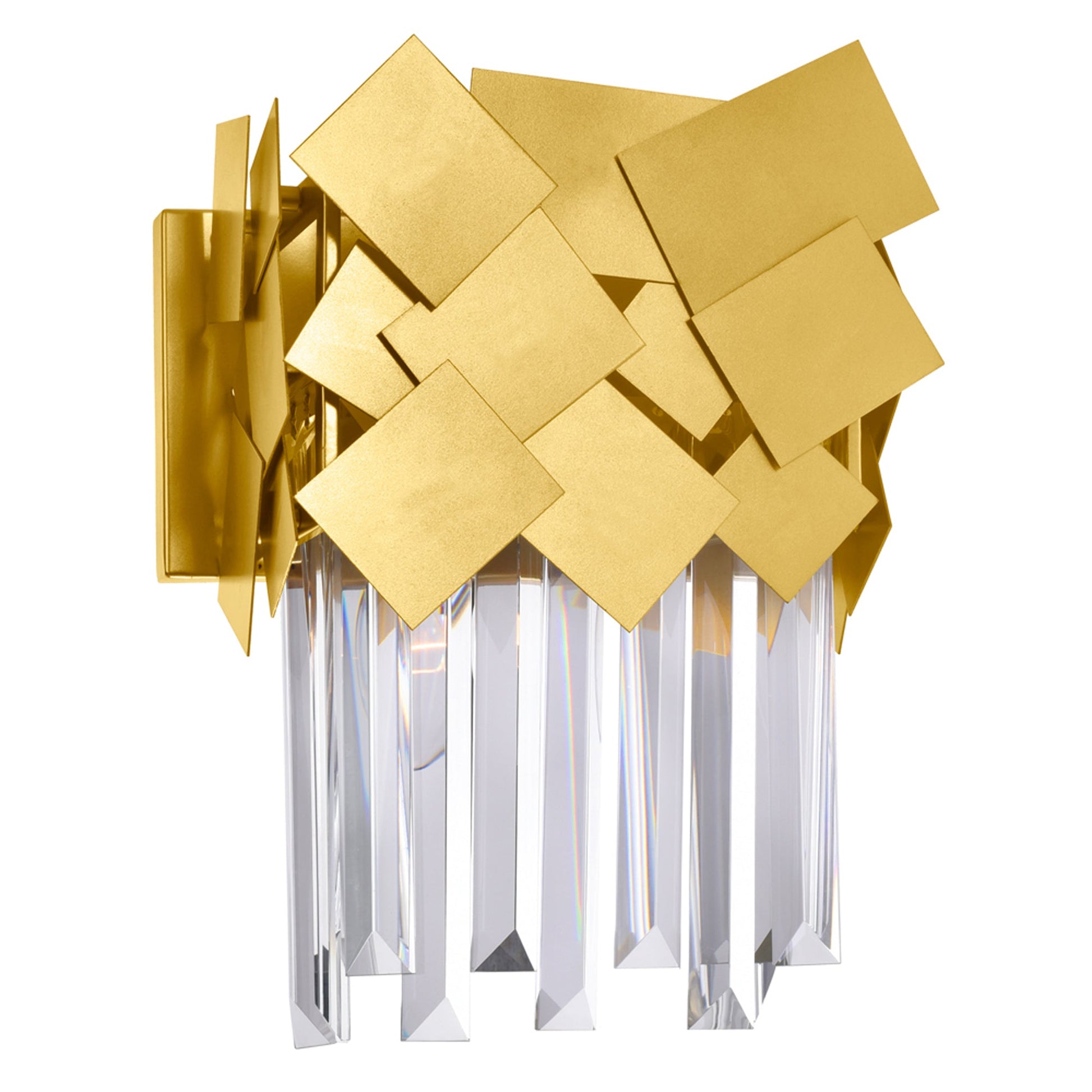 Panache 1 Light Wall Light With Medallion Gold Finish - CWI Lighting