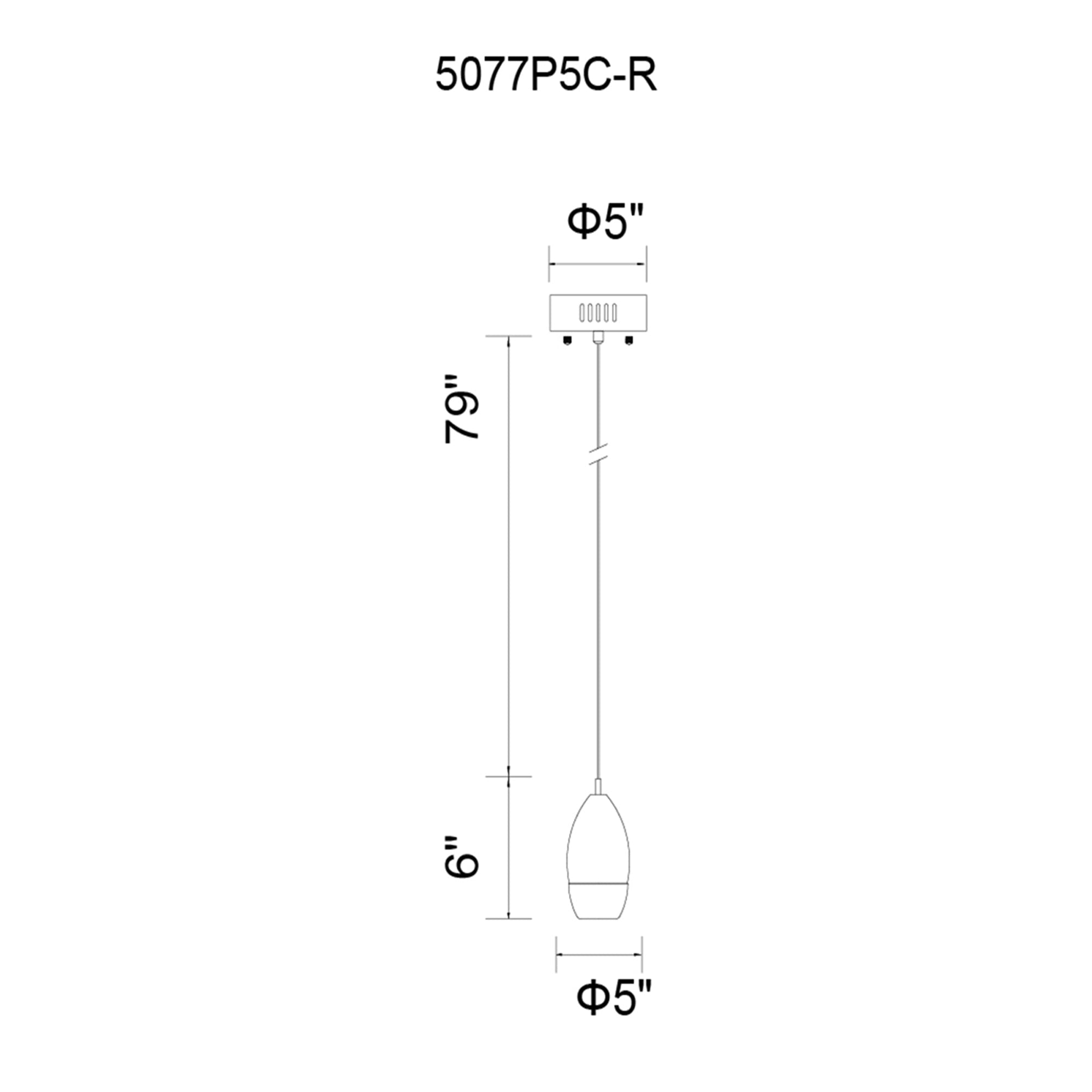 Perrier 1 Light Down Mini Pendant With Chrome Finish - CWI Lighting