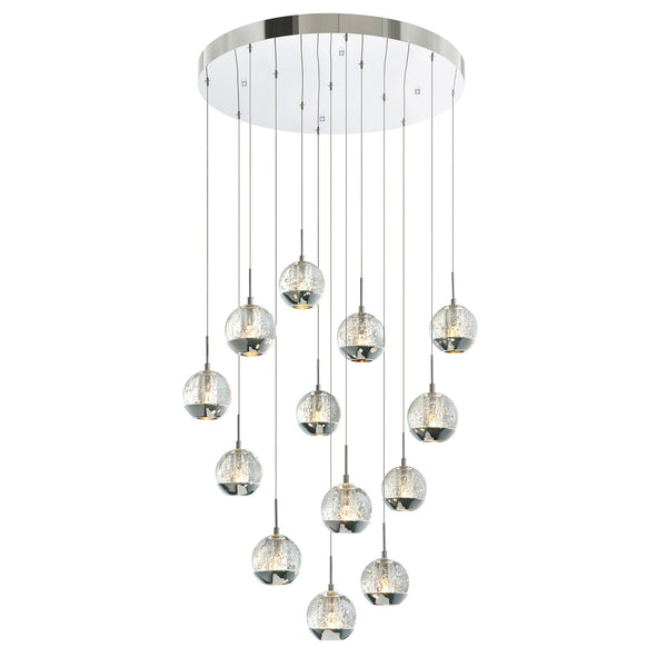 Perrier 13 Light 24in Chrome Multi Light Pendant - CWI Lighting