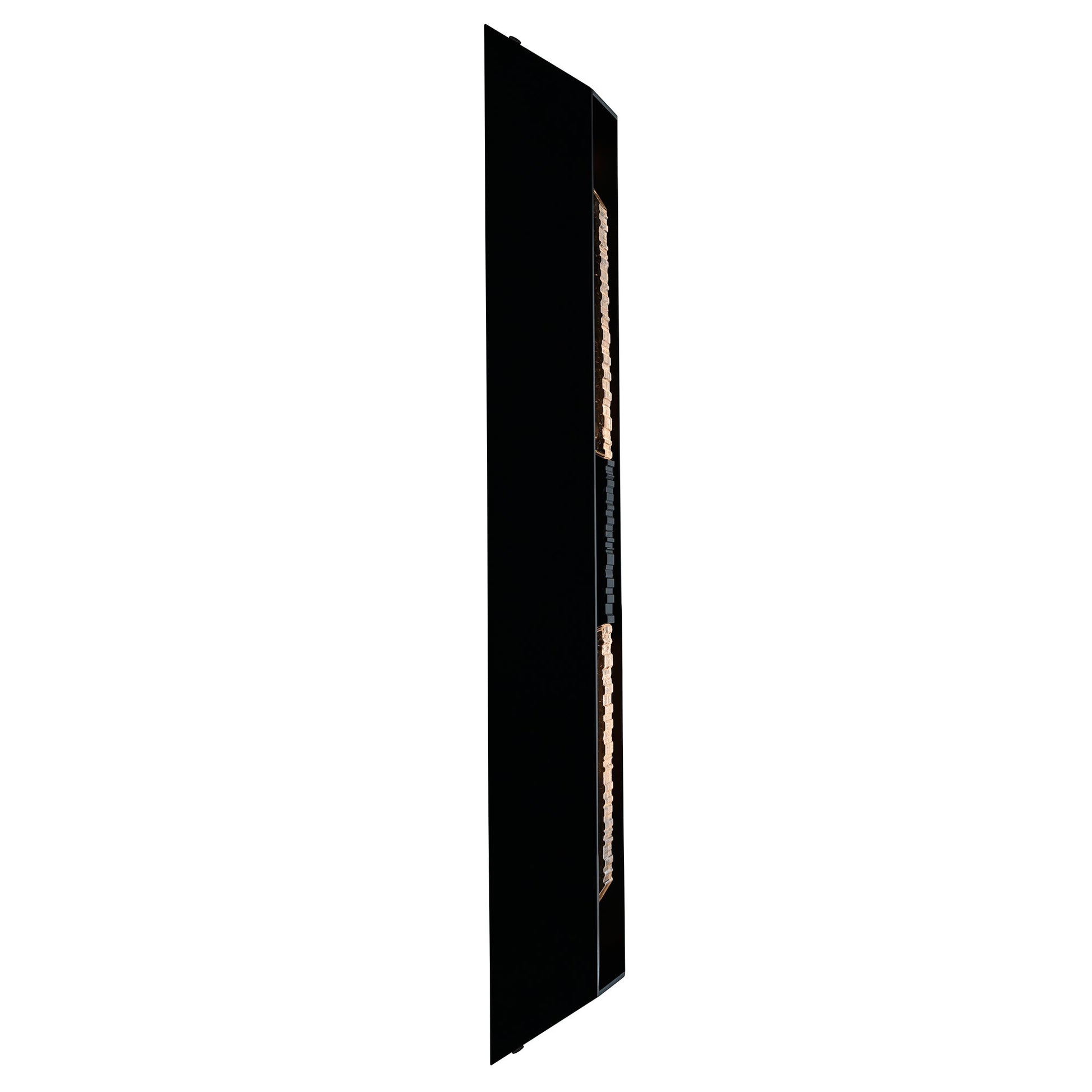 Petra Integrated LED 44in Sand Black Outdoor Wall Light with Handcrafted Glass - CWI Lighting