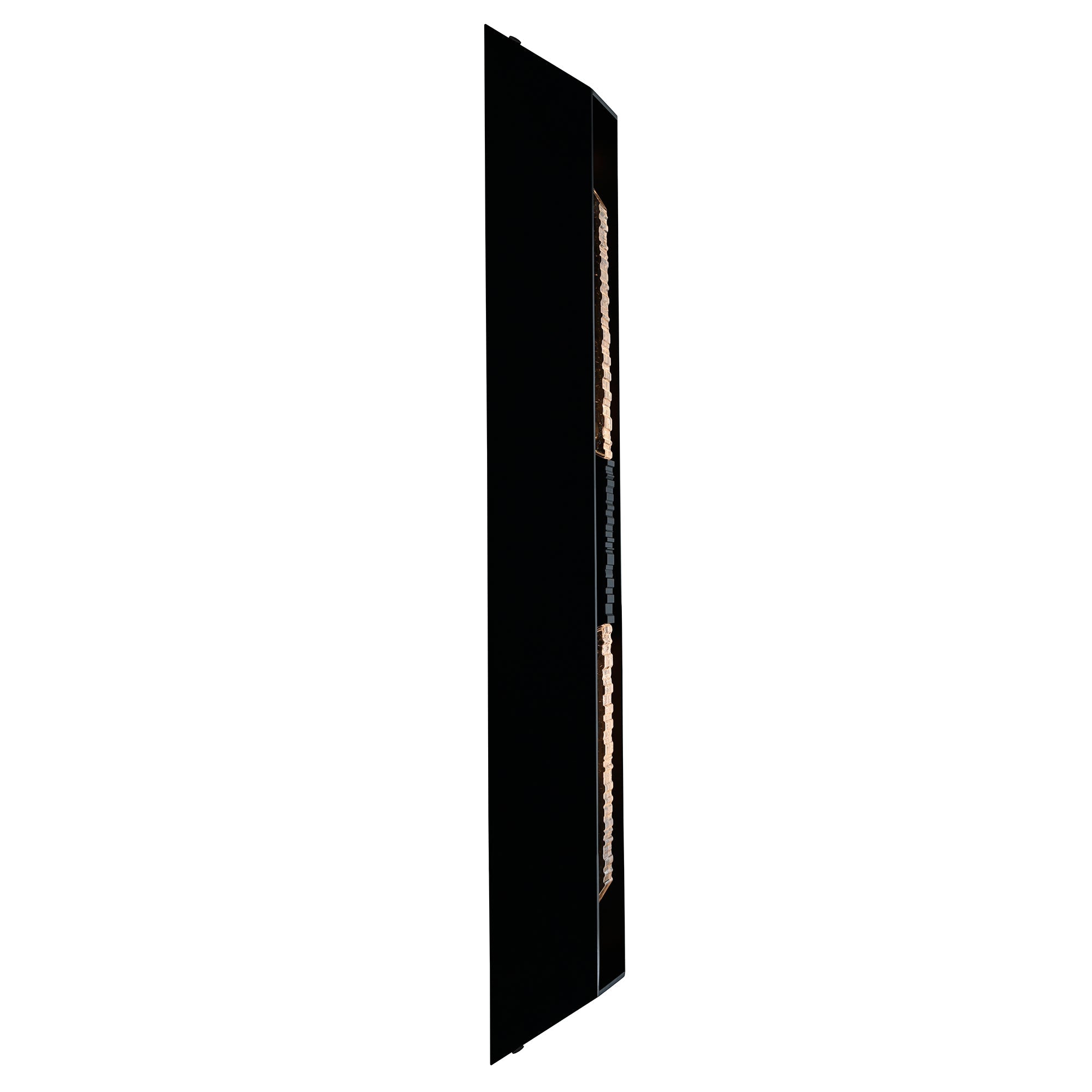 Petra Integrated LED 44in Sand Black Outdoor Wall Light with Handcrafted Glass - CWI Lighting