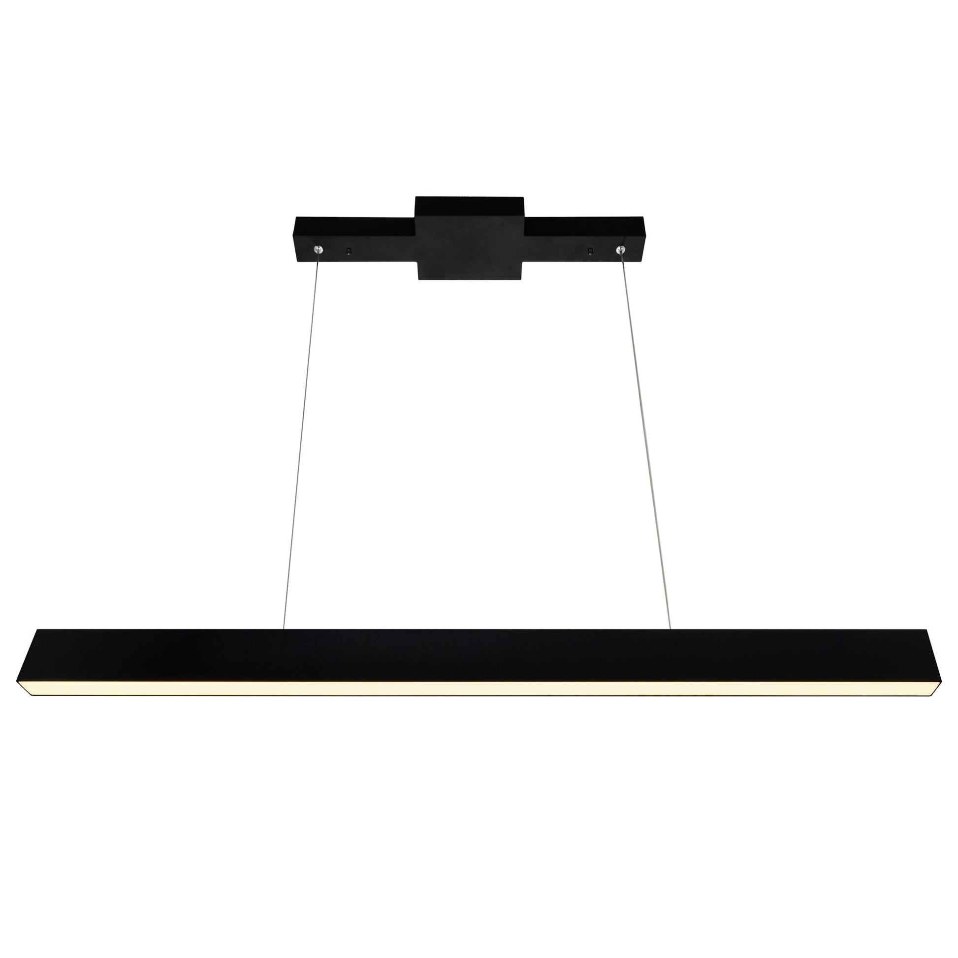 Pienza Integrated LED 47in Black Chandelier - CWI Lighting