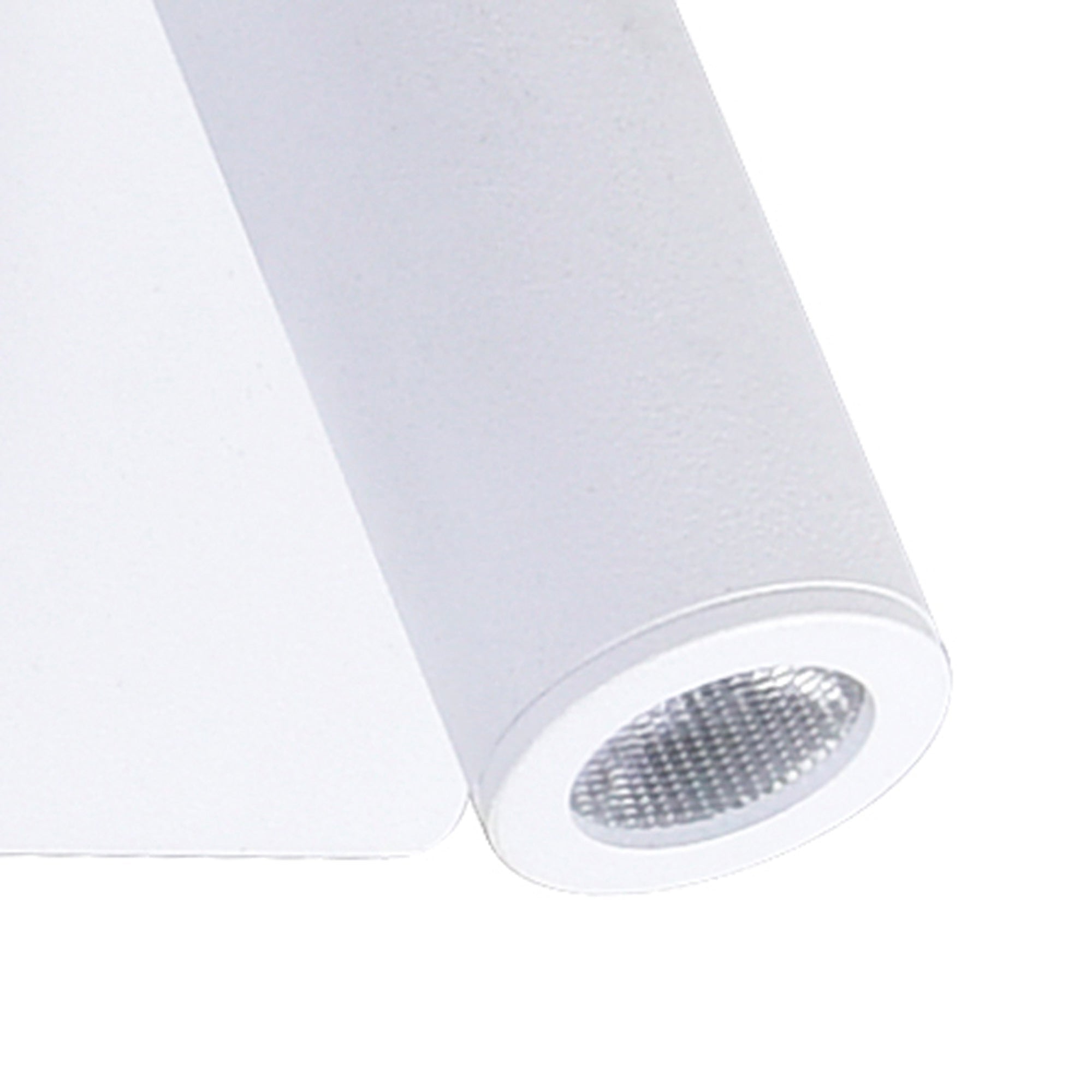 Private I Integrated LED Adjustable Rectangular Matte White Wall Sconce - CWI Lighting