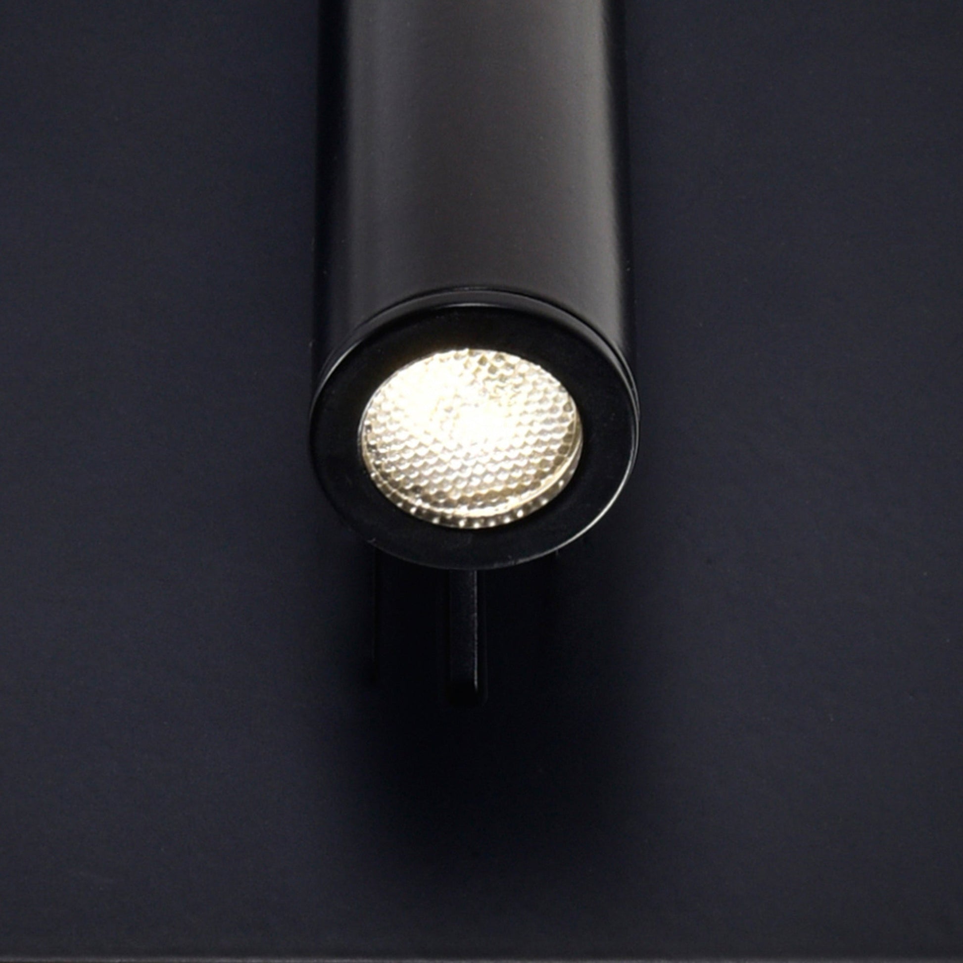 Private I Integrated LED Adjustable Round Matte Black Wall Sconce - CWI Lighting