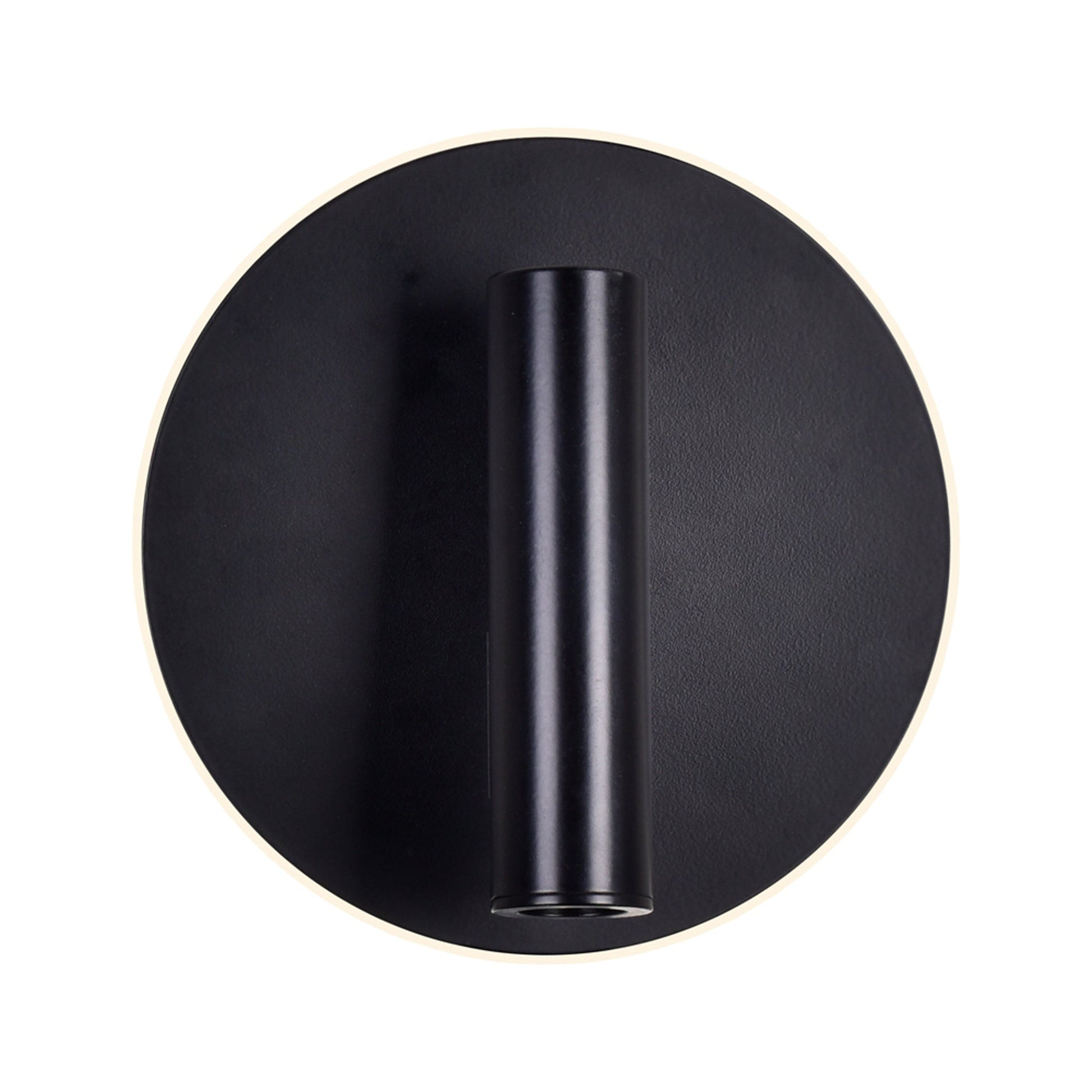 Private I Integrated LED Adjustable Round Matte Black Wall Sconce - CWI Lighting