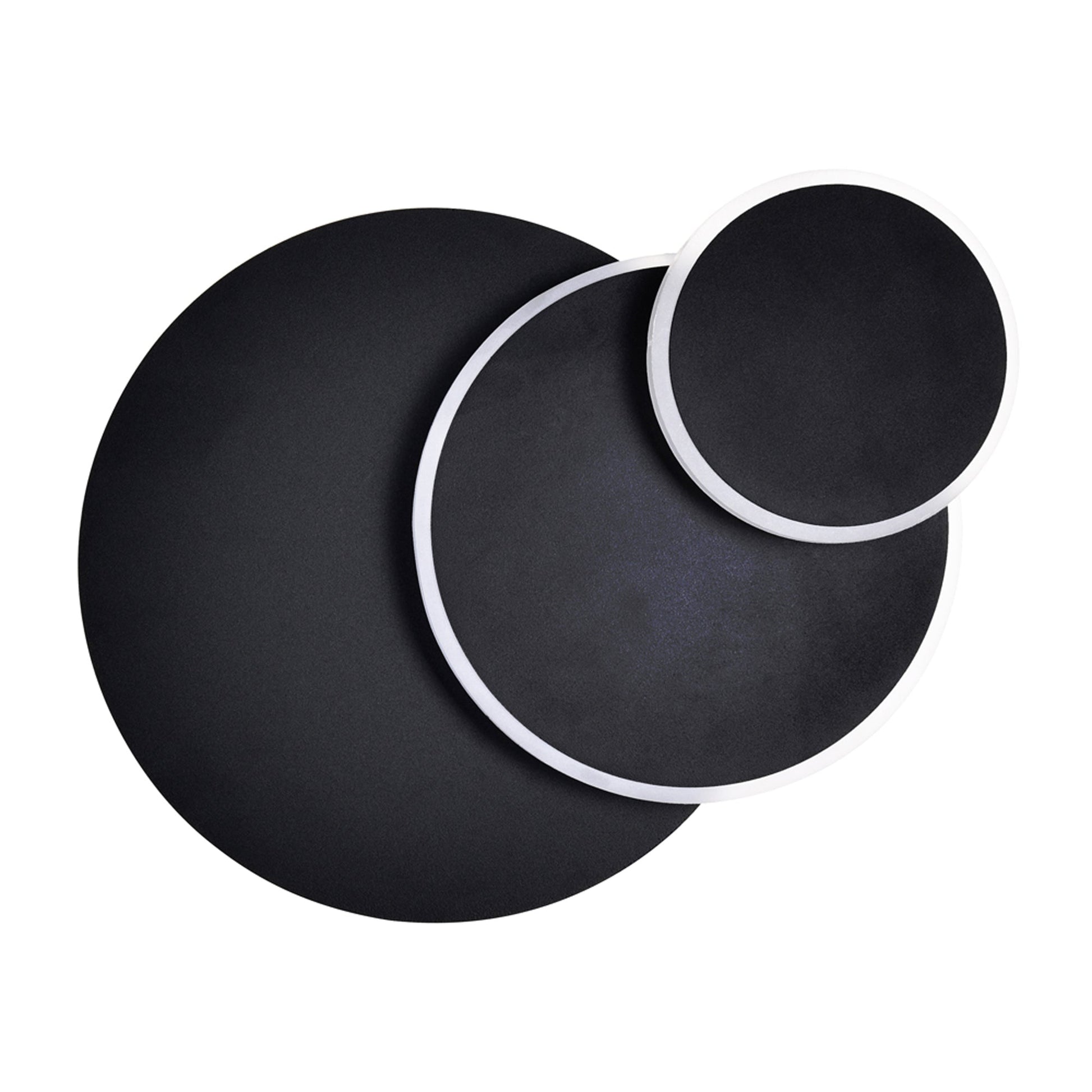 Private I Integrated LED Round Matte Black Wall Sconce - CWI Lighting