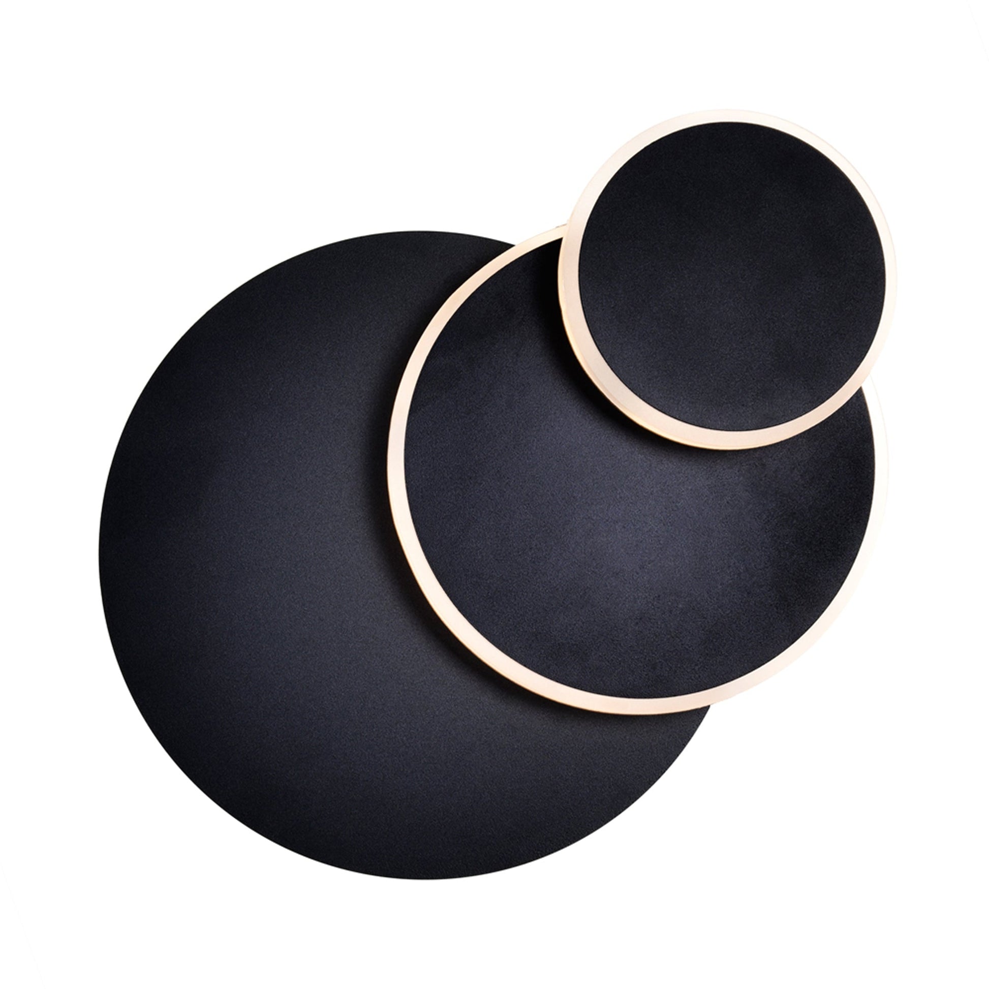 Private I Integrated LED Round Matte Black Wall Sconce - CWI Lighting
