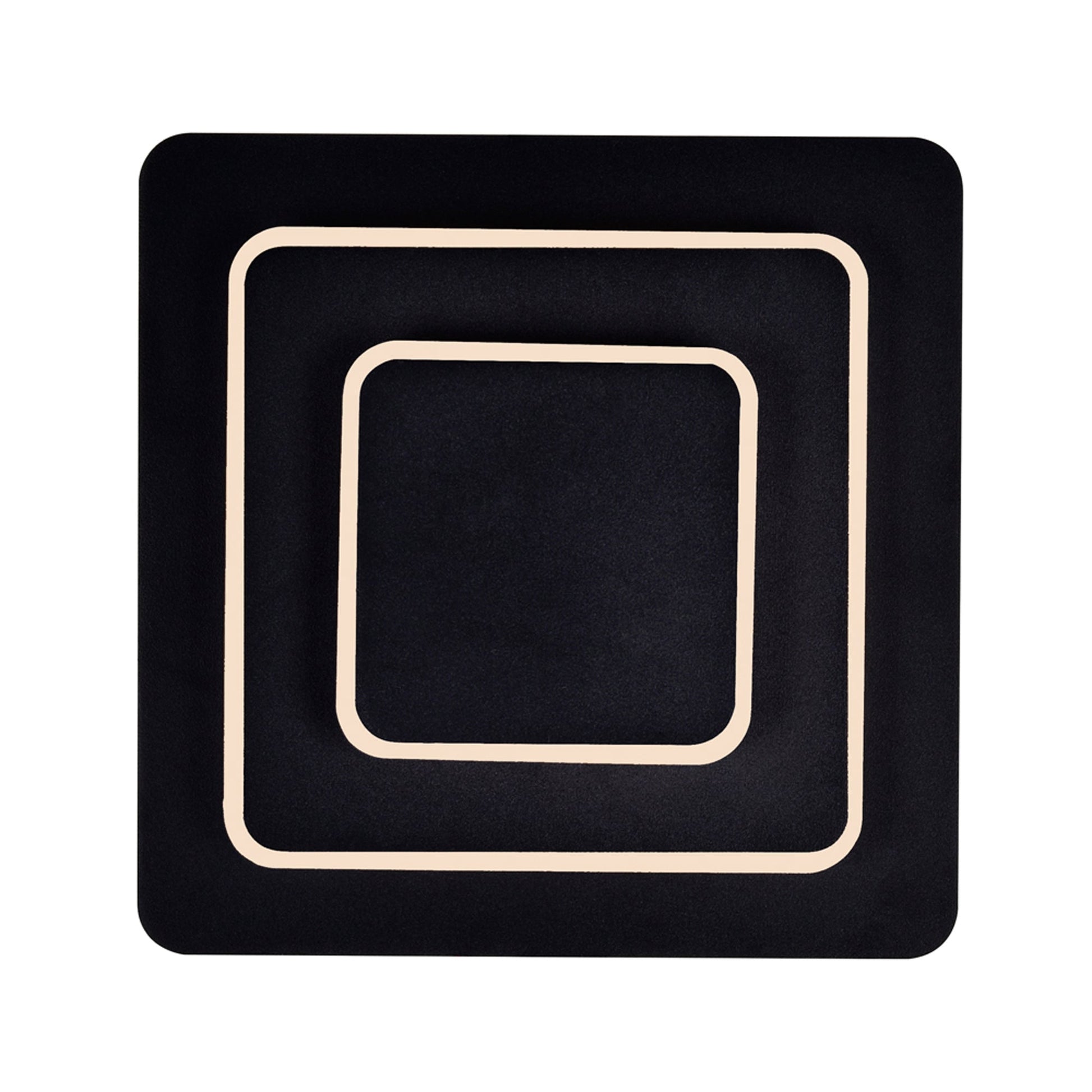 Private I Integrated LED Square Matte Black Wall Sconce - CWI Lighting
