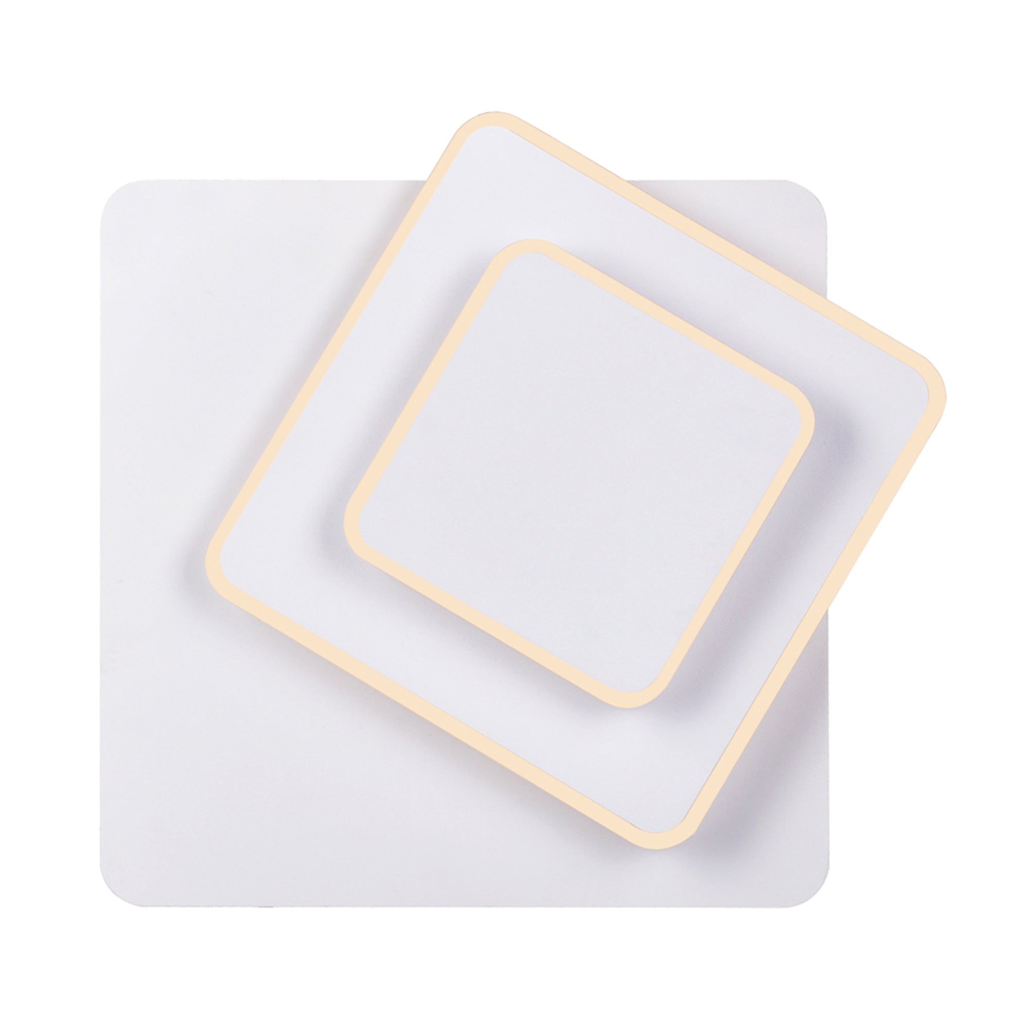 Private I Integrated LED Square Matte White Wall Sconce - CWI Lighting