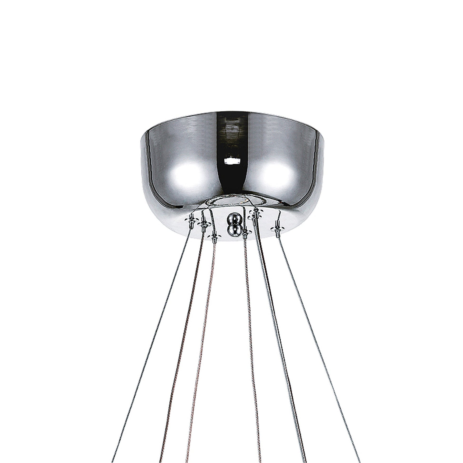 Ring Integrated LED 2 - Ring 20in Chrome Chandelier - CWI Lighting