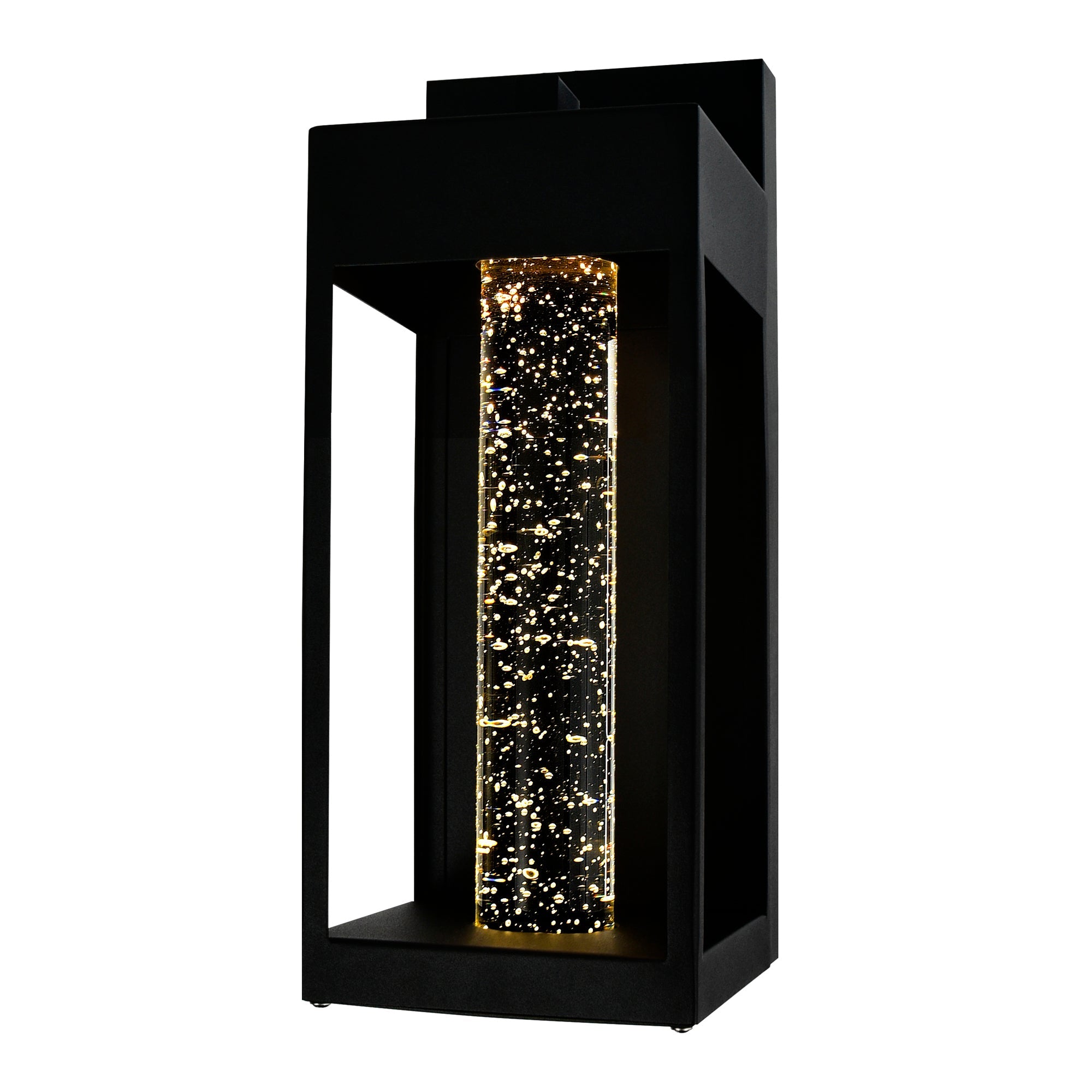 Rochester Integrated LED 15in Black Outdoor Wall Light - CWI Lighting