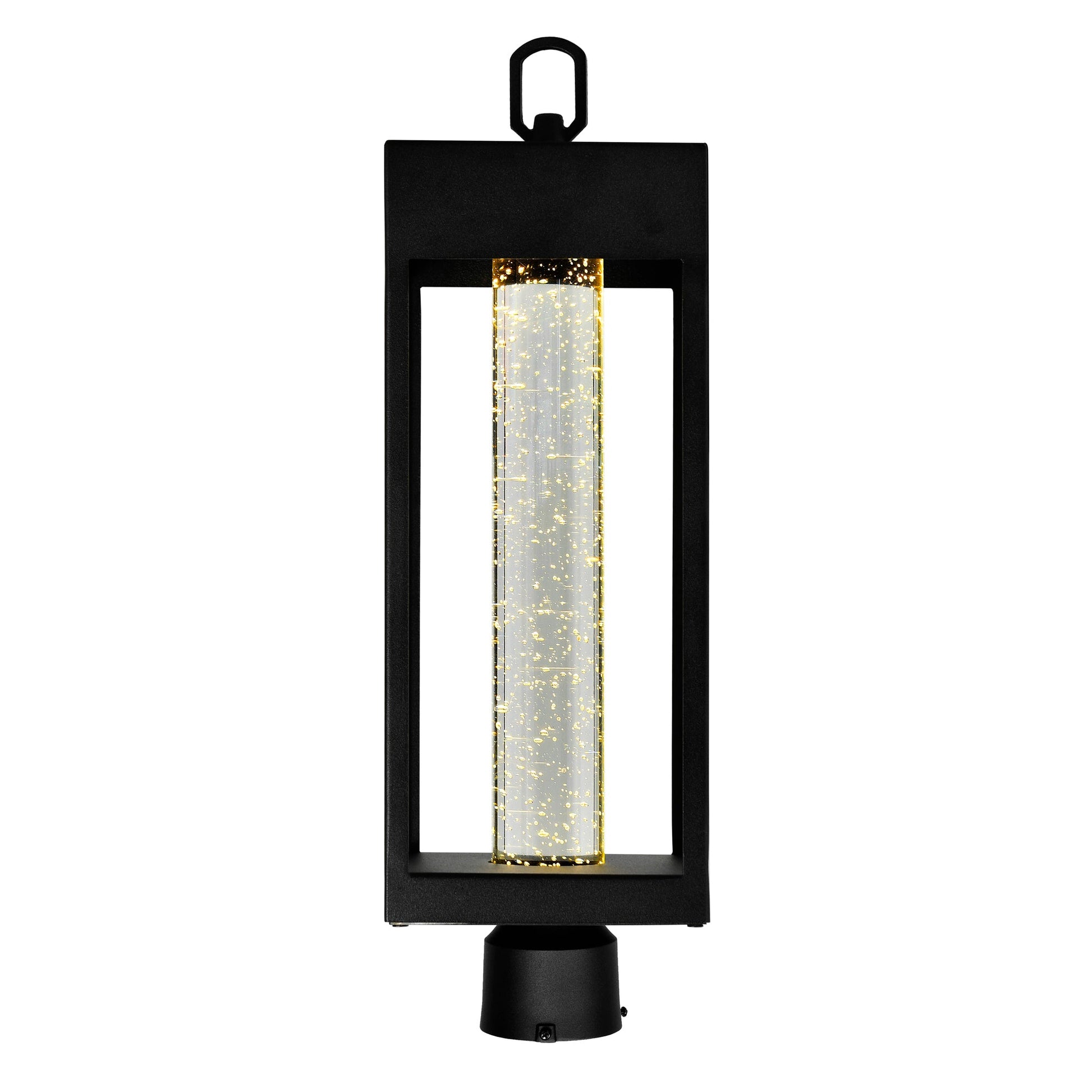 Rochester Integrated LED Black Outdoor Lantern Head - CWI Lighting