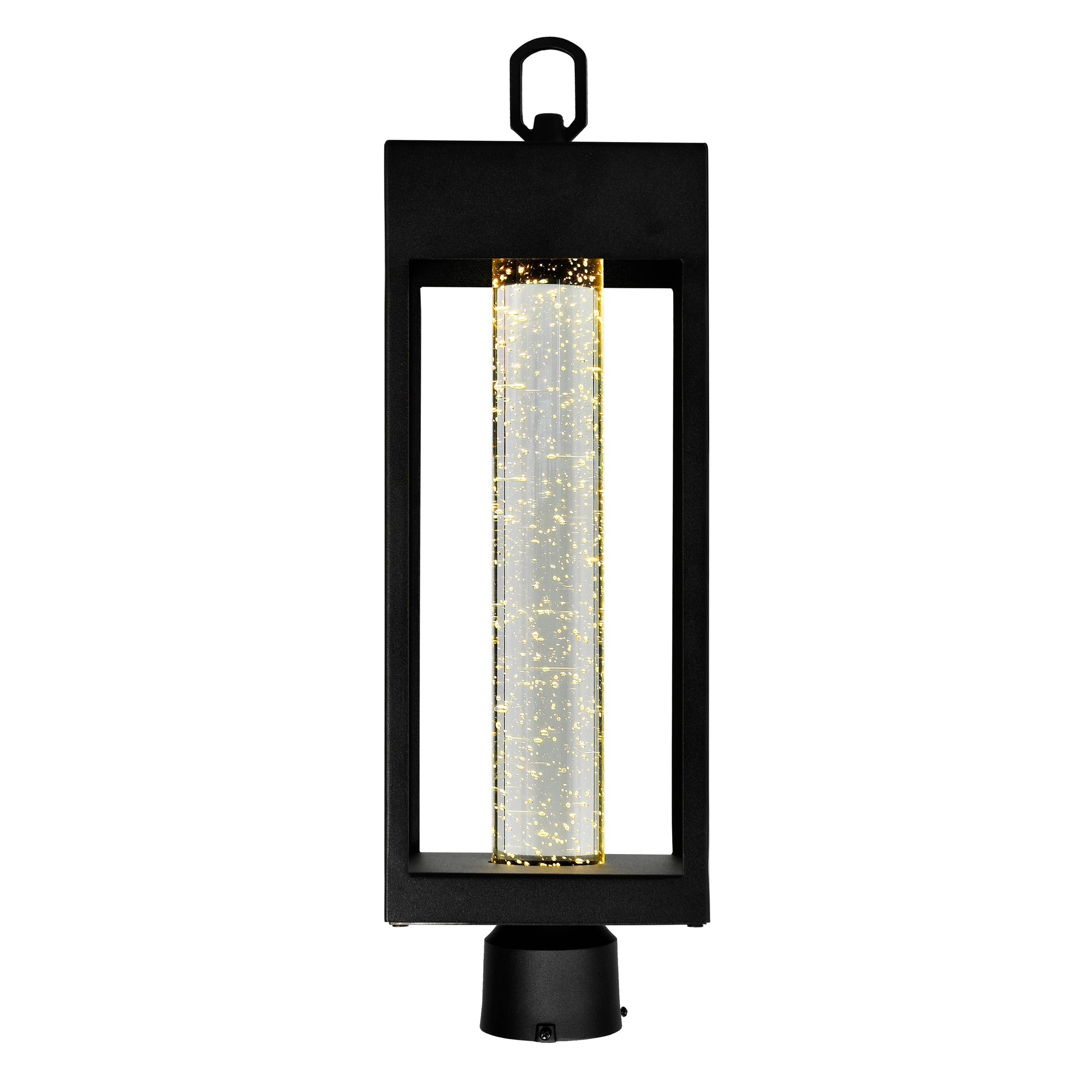 Rochester Integrated LED Black Outdoor Lantern Head - CWI Lighting