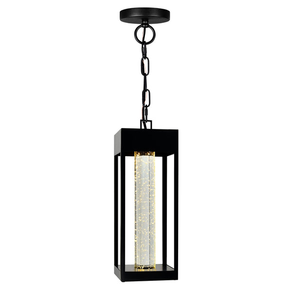 Rochester Integrated LED Black Outdoor Pendant - CWI Lighting