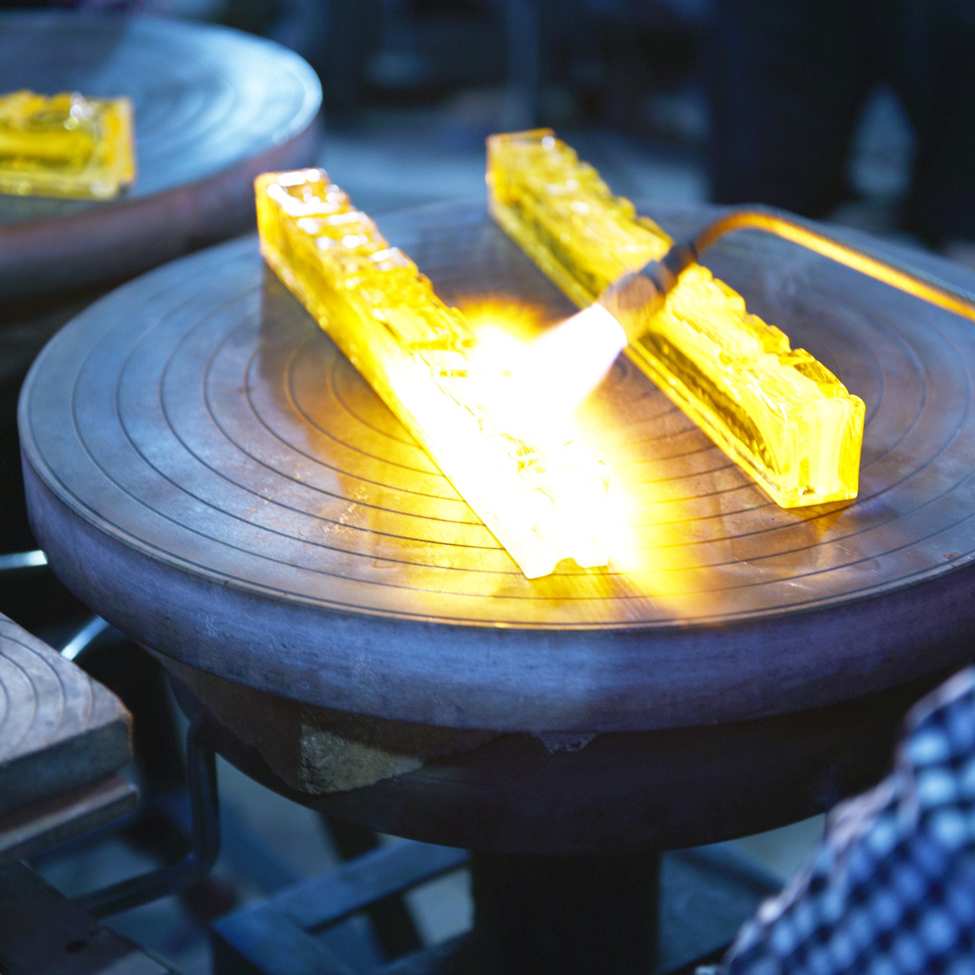 Saber Integrated LED 50in Black Chandelier with Handcrafted Glass - CWI Lighting