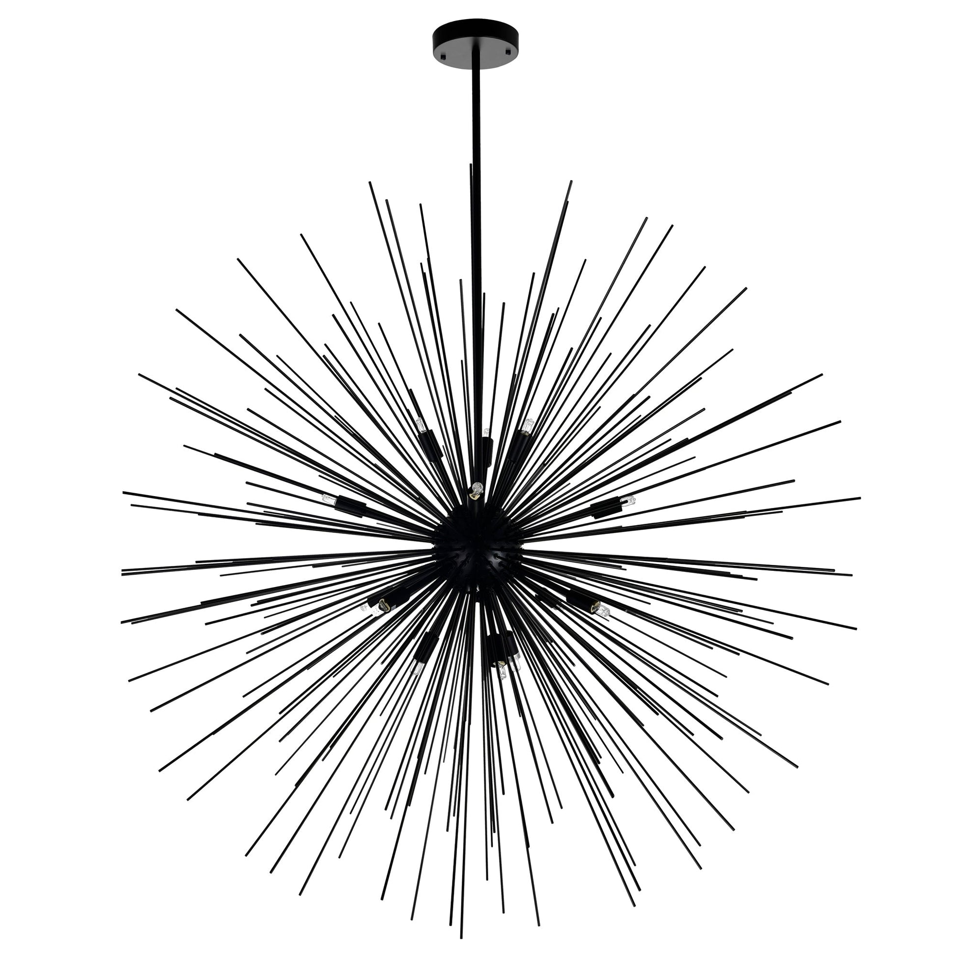 Savannah 14 Light 40in Black Chandelier - CWI Lighting