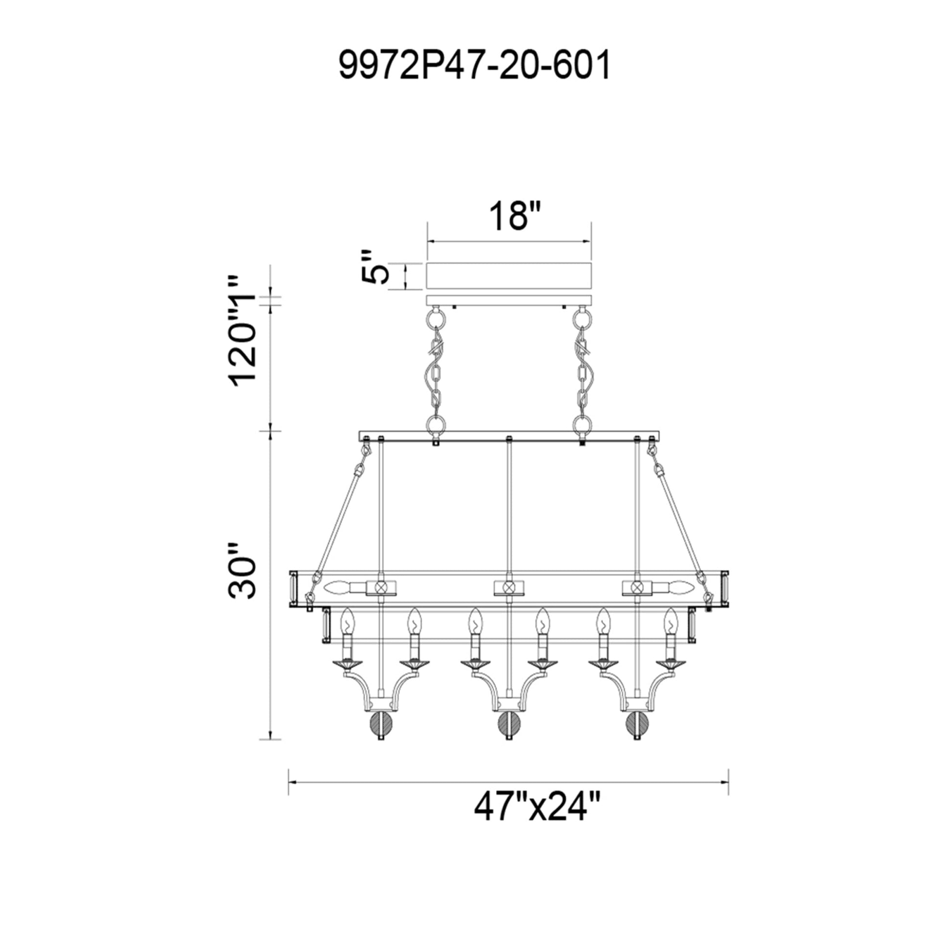 Shalia 20 Light Island Chandelier With Chrome Finish - CWI Lighting