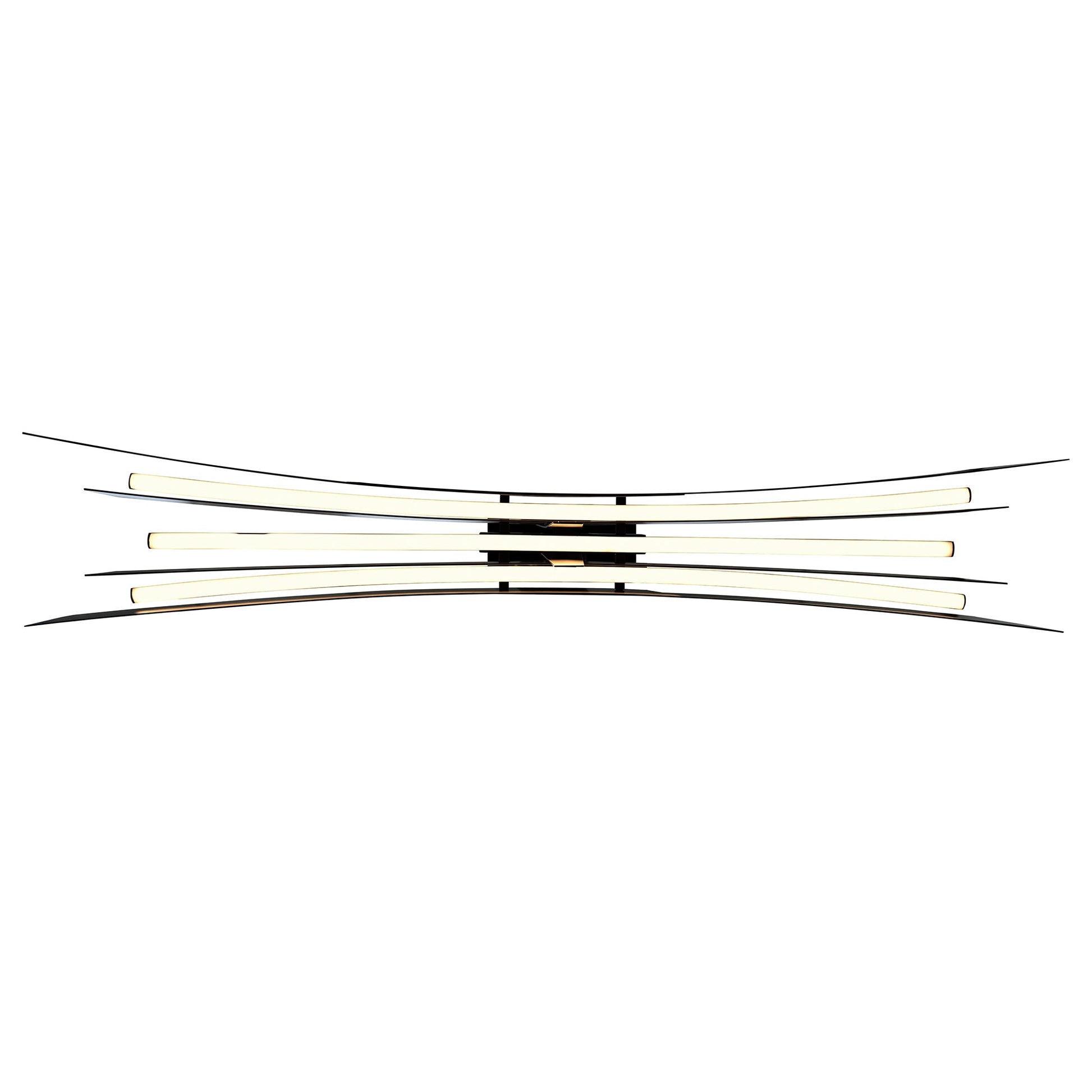 Solara Integrated LED 50in Black Chandelier - CWI Lighting