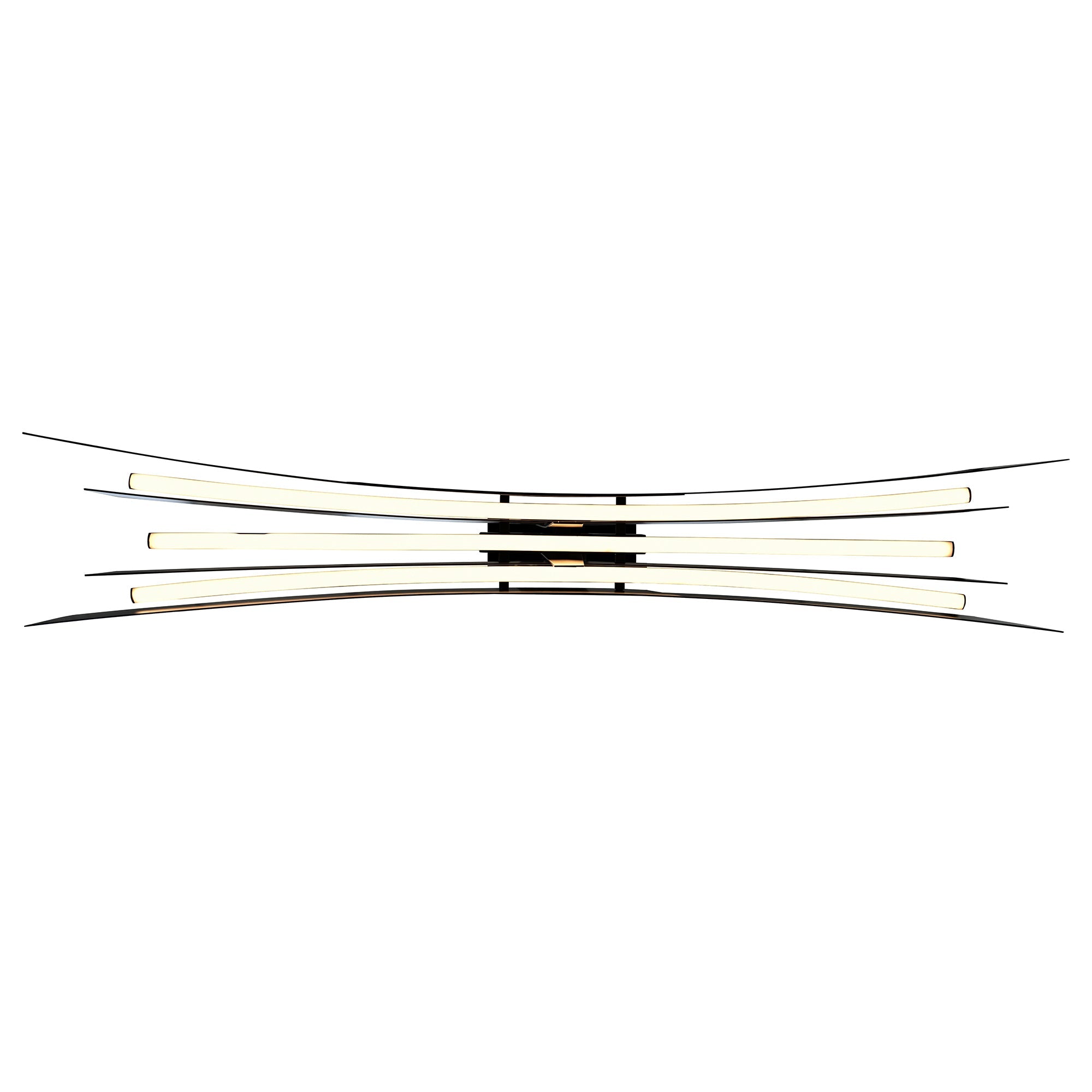 Solara Integrated LED 50in Black Chandelier - CWI Lighting