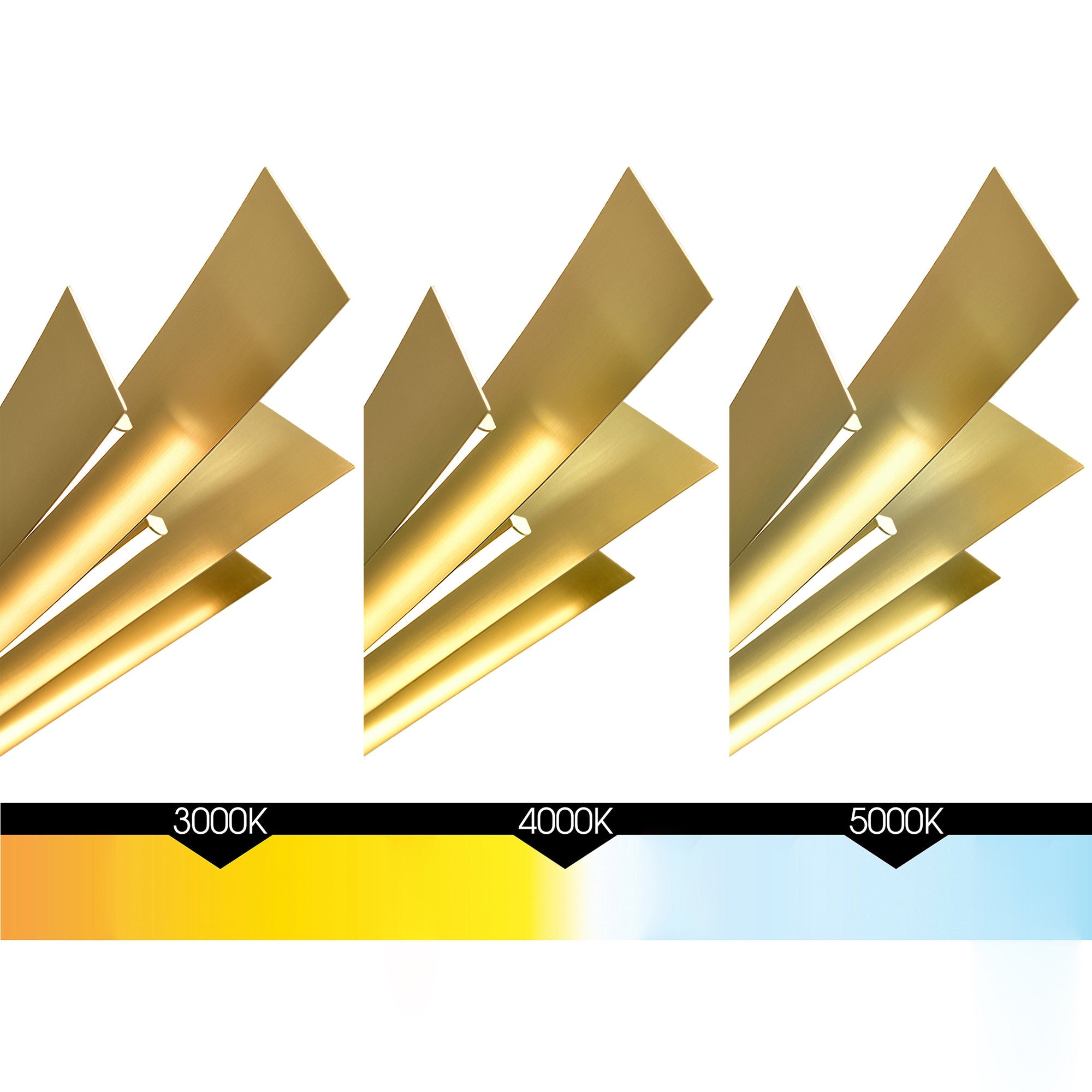 Solara Integrated LED 50in Brass Chandelier - CWI Lighting