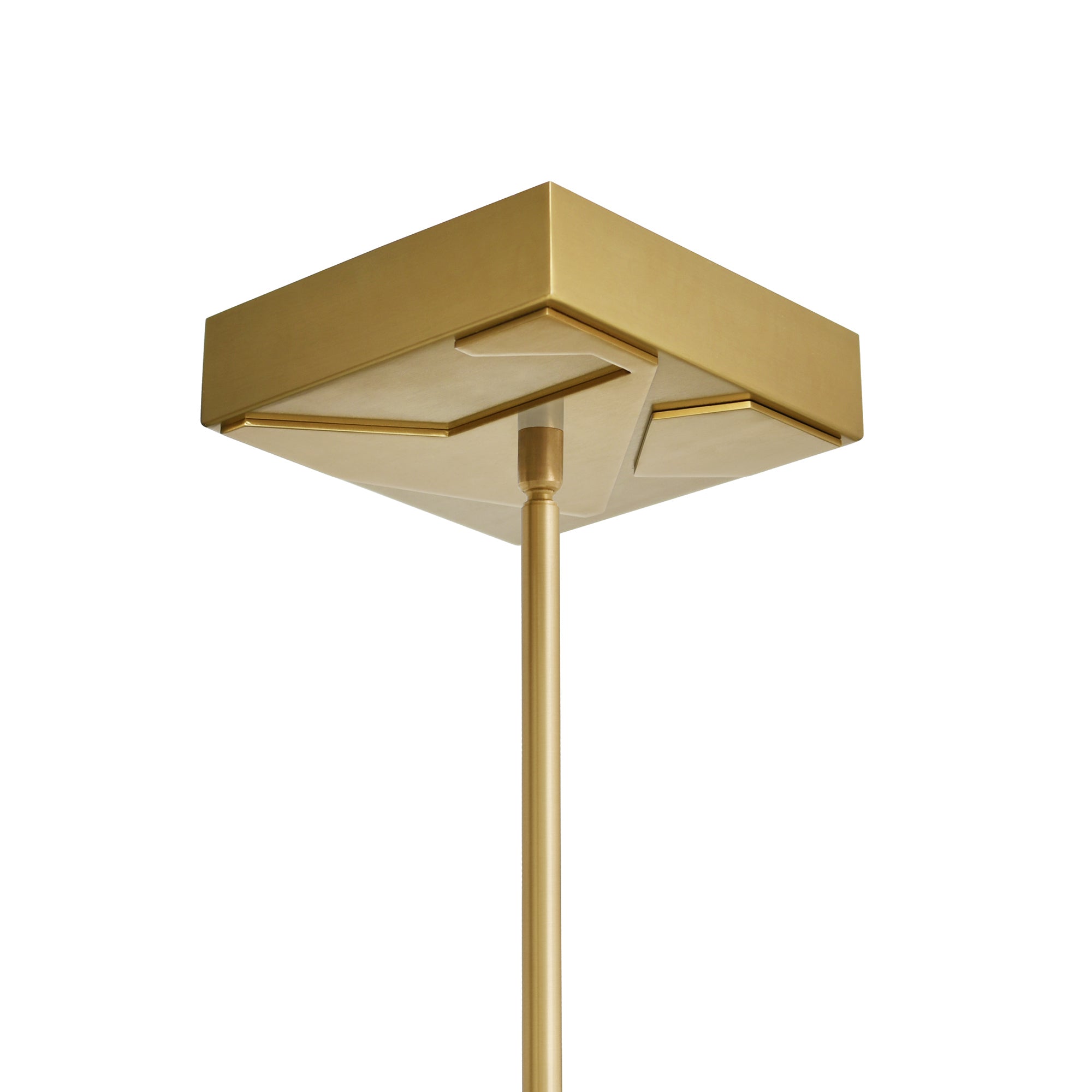 Solara Integrated LED 50in Brass Chandelier - CWI Lighting