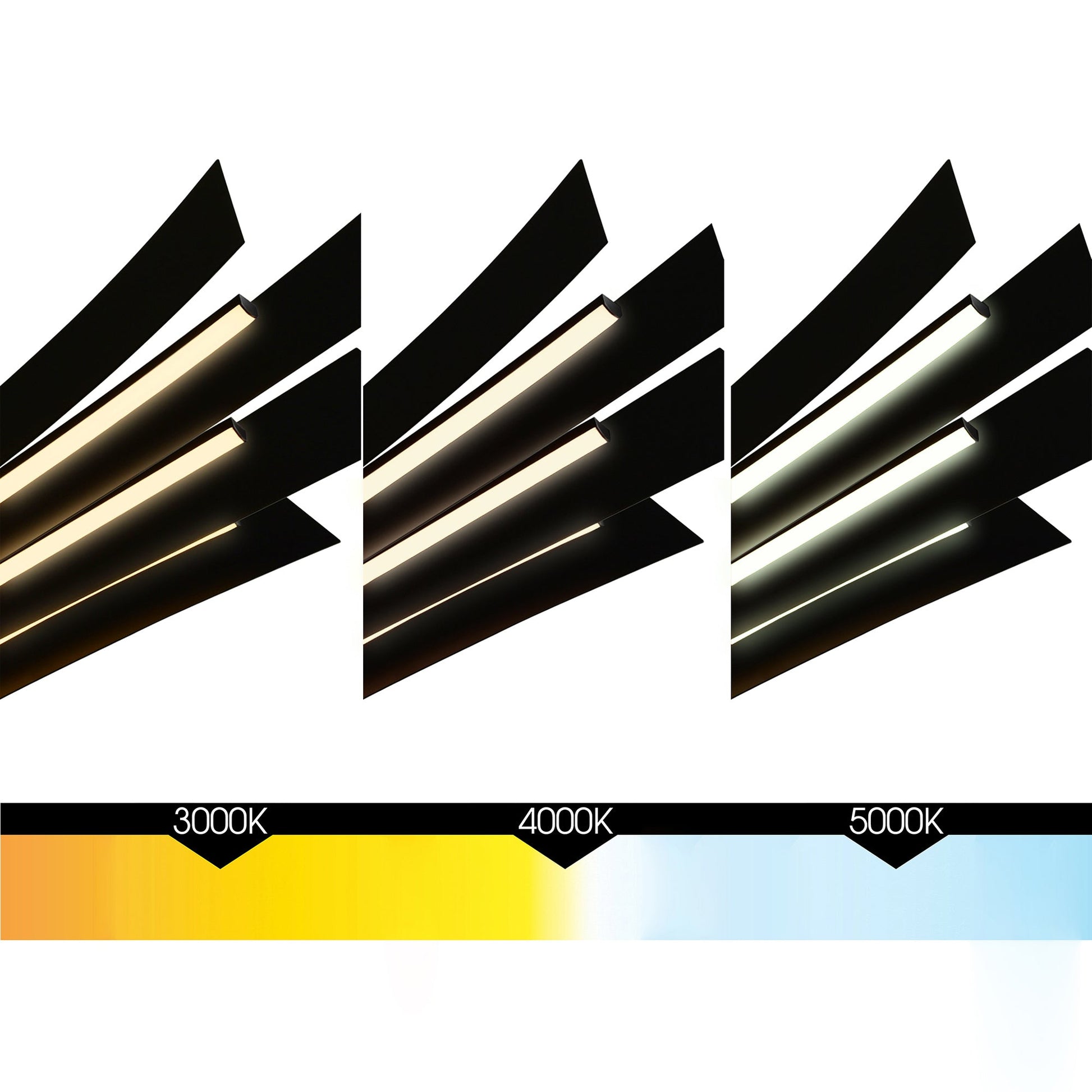 Solara Integrated LED 72in Black Chandelier - CWI Lighting